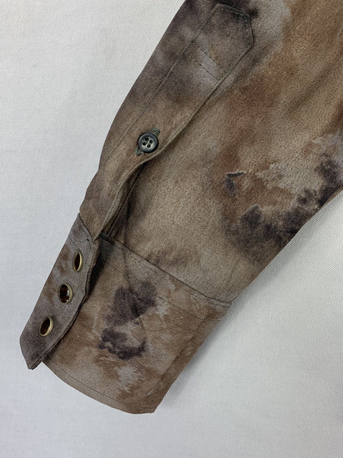 Tornado Mart Tornado Mart Japan Dark Camo Dyed Flannel Size US S / EU 44-46 / 1 - 10 Thumbnail