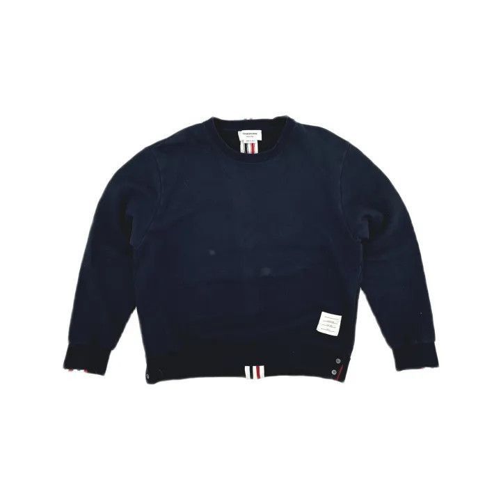 Thom Browne Thom Browne Ivy Boy Crewneck Sweatshirt in Blue -2507 Size US S / EU 44-46 / 1 - 8 Thumbnail