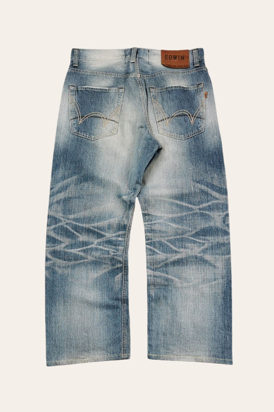 Edwin Vintage New Edwin 505v Selvedge Baggy Jeans Size US 35 - 7 Thumbnail
