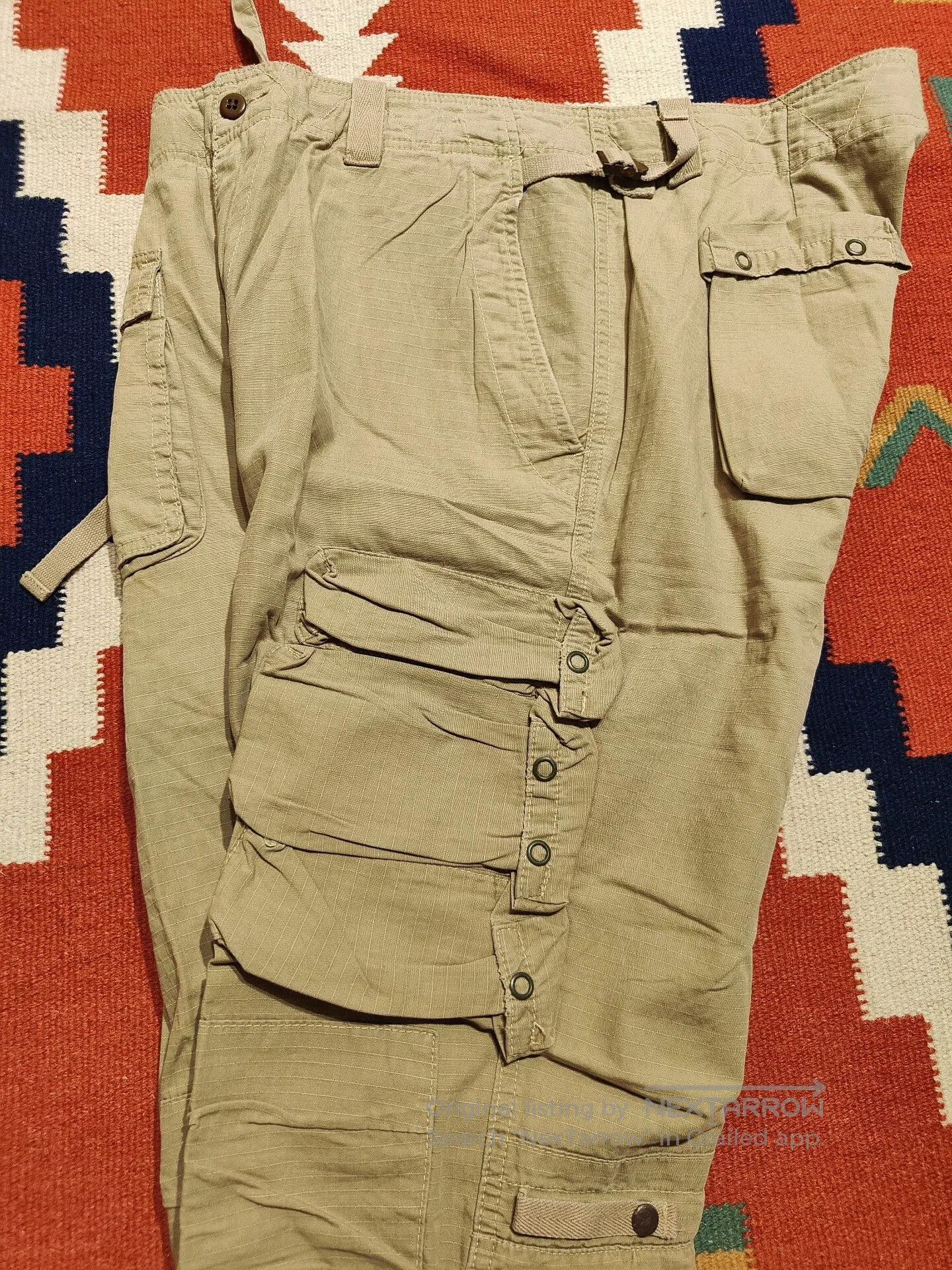 VINNY's Vintage Polo Ralph Lauren Cargo Pants. Size US 35 - 4 Thumbnail