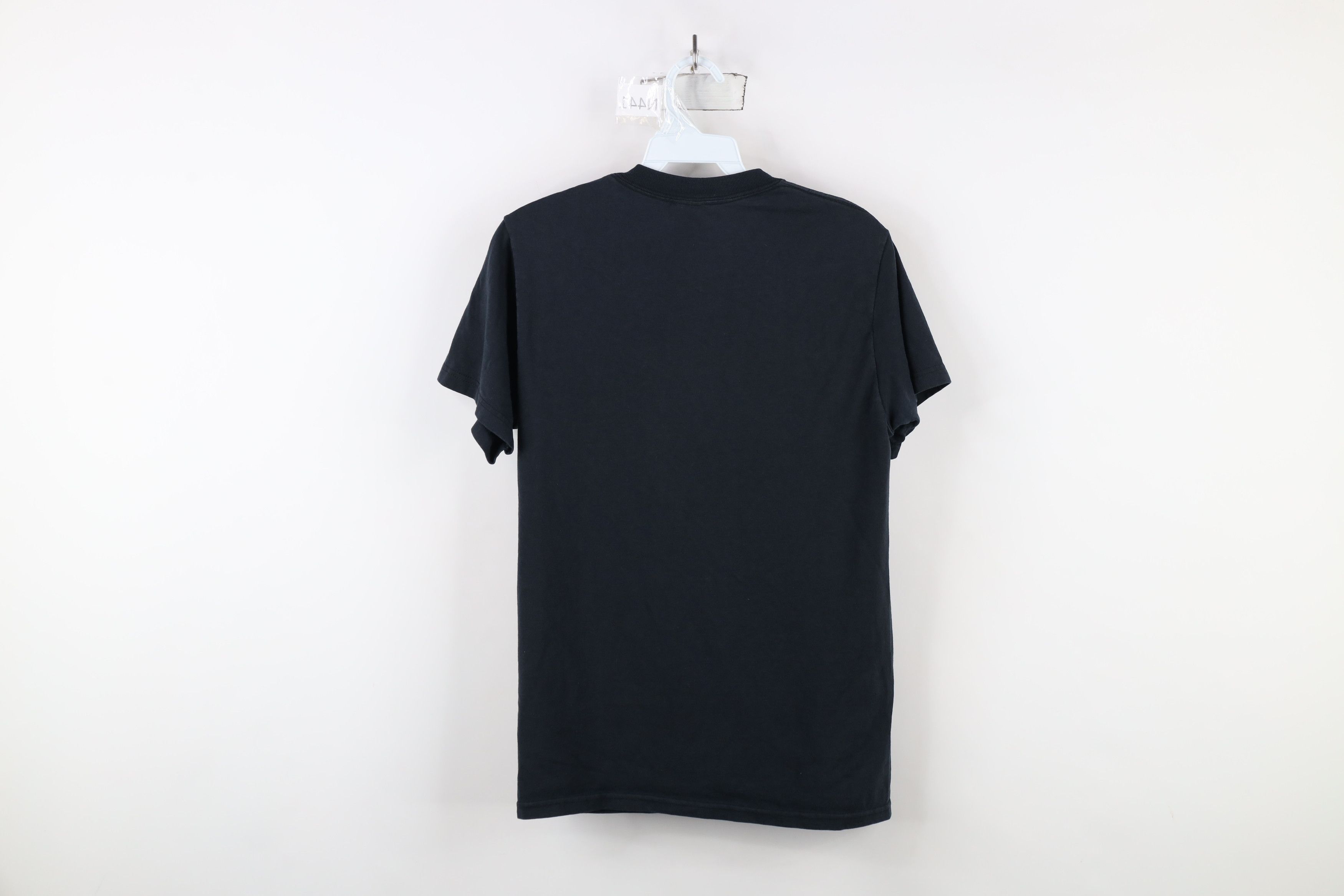 Vintage Vintage 90s Streetwear Blank Short Sleeve T-Shirt Black Size US S / EU 44-46 / 1 - 8 Thumbnail
