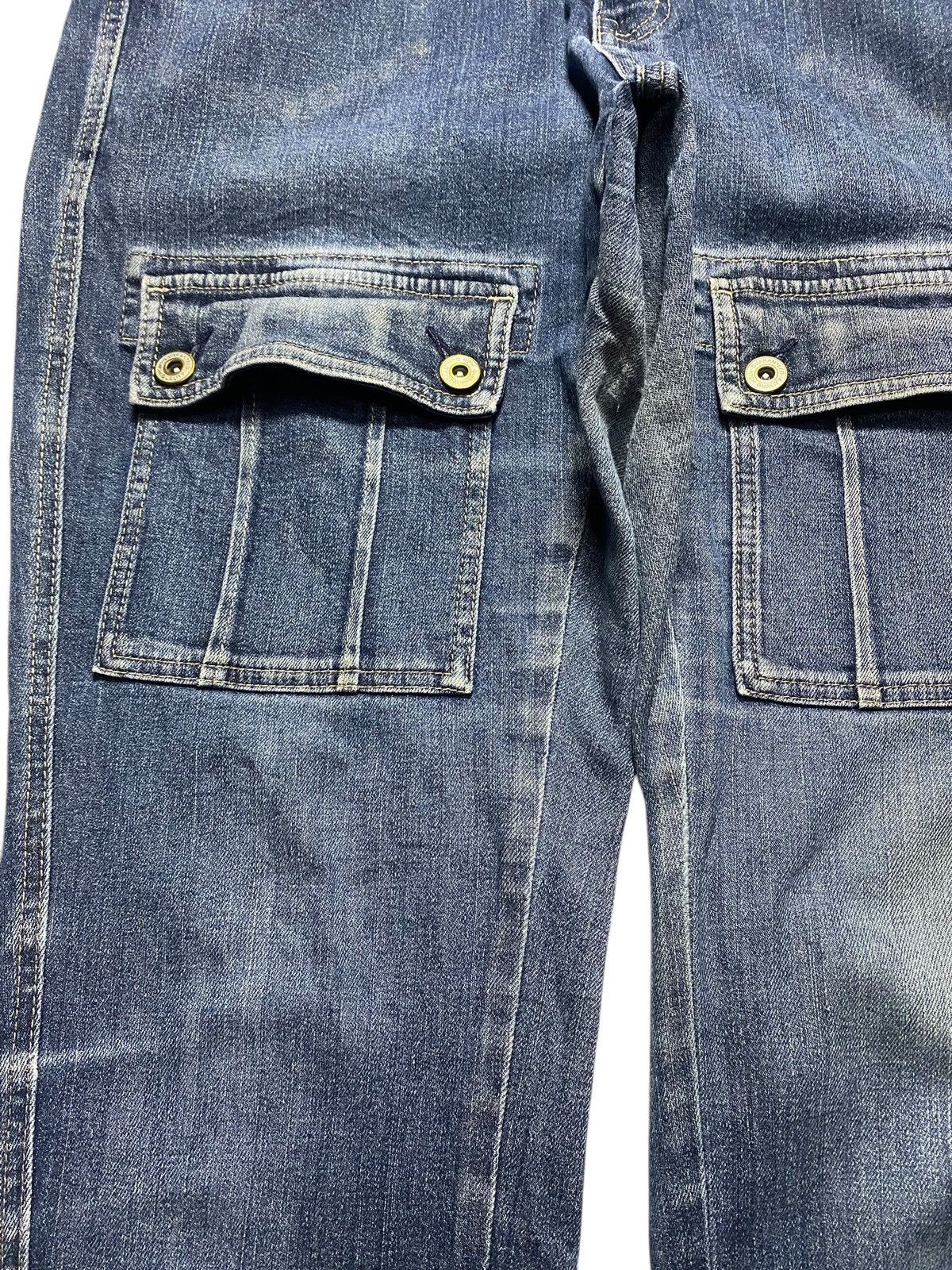Japanese Brand Japanese Brand like Mercibeaucoup Blue Wash Bush Pants Size US 35 - 7 Thumbnail