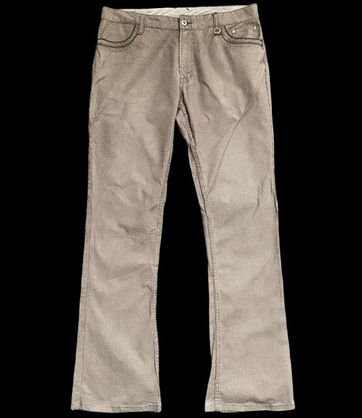 Japanese Brand P37 mfi editorial Fine Plaid Flare Pant Size US 36 / EU 52 - 1 Thumbnail