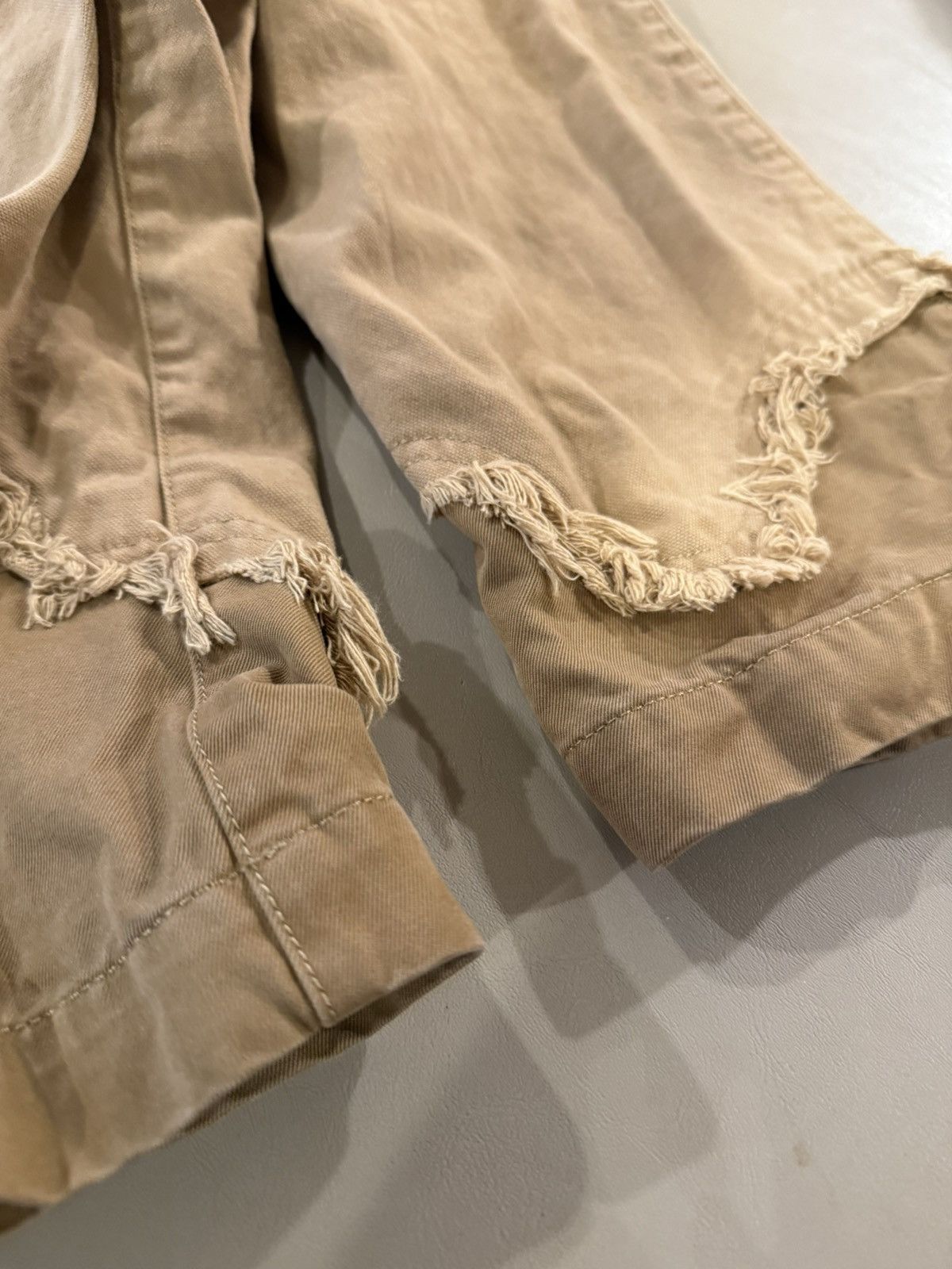 Facetasm × Incotex Beige Distressed Effect Pants Size US 30 / EU 46 - 4 Thumbnail