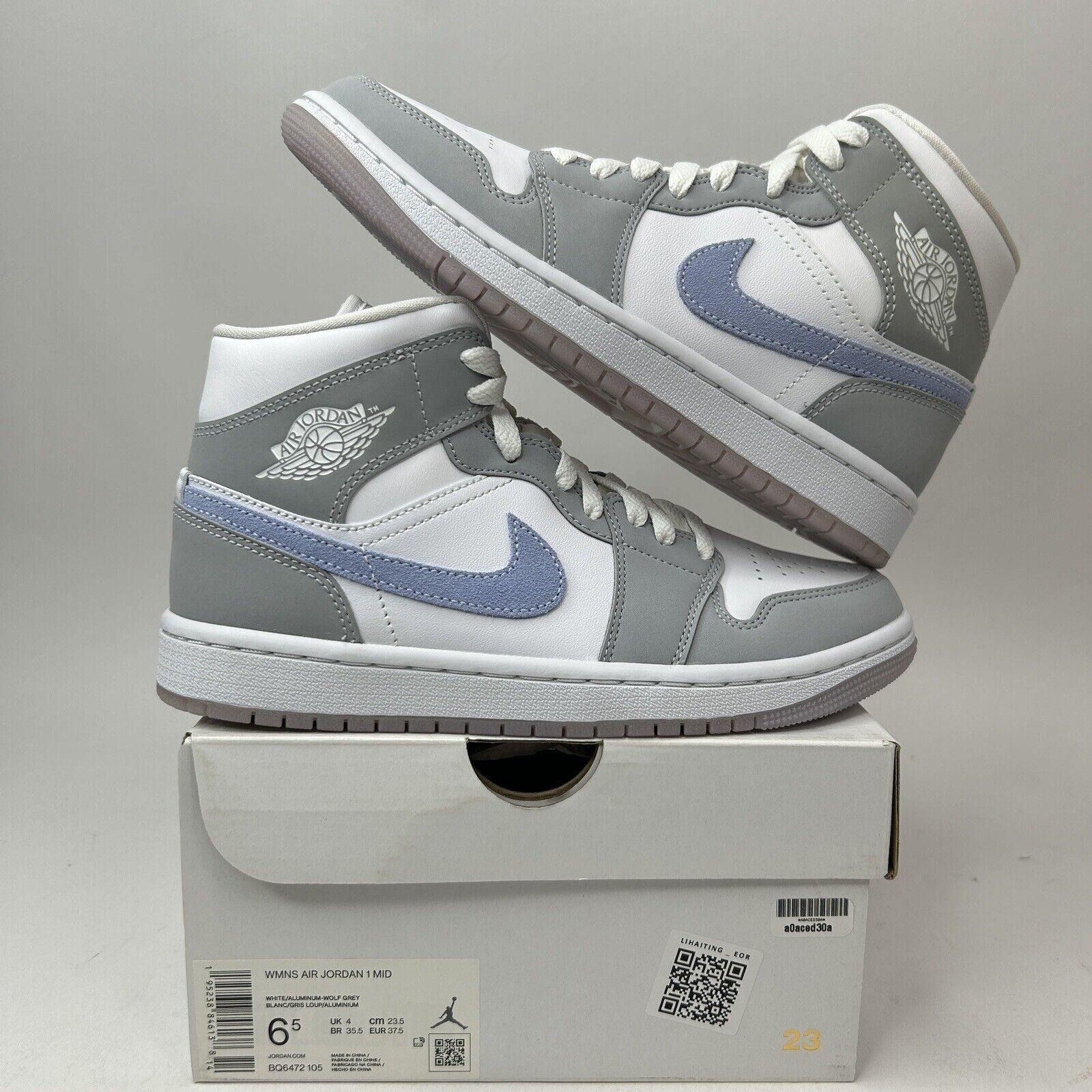 Nike Air Jordan Mid Retro WMNS “Wolf Grey/Aluminum” 2023