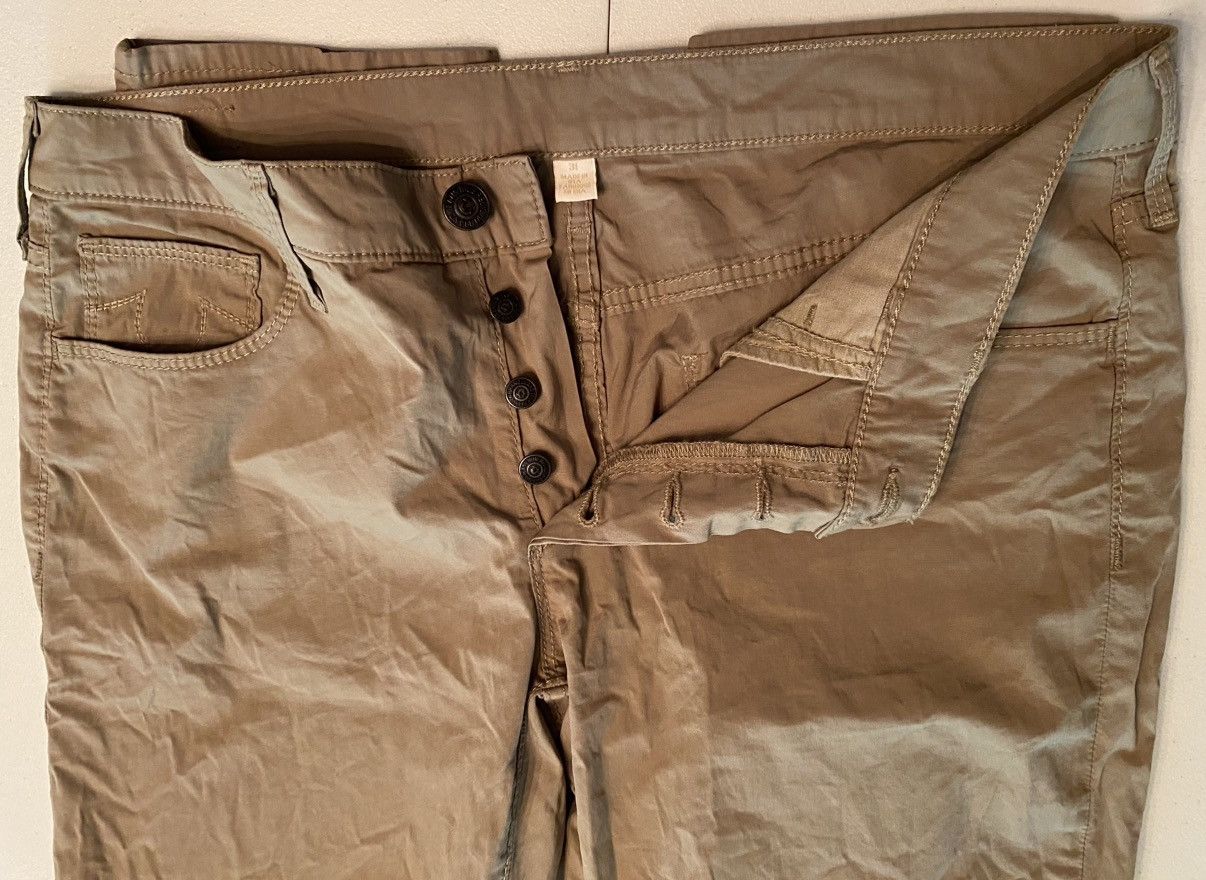 True Religion True Religion 🇺🇸 Brianna Boyfriend Coriander Overdye Poplin Size 31" - 15 Thumbnail