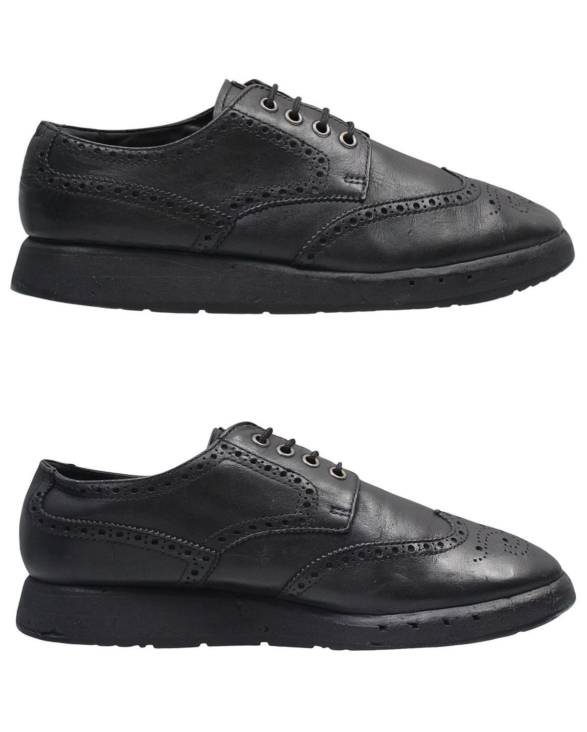 Prada 2000S PRADA PLATFORM LUG SOLE BROGUES Size US 7 / EU 40 - 1 Thumbnail