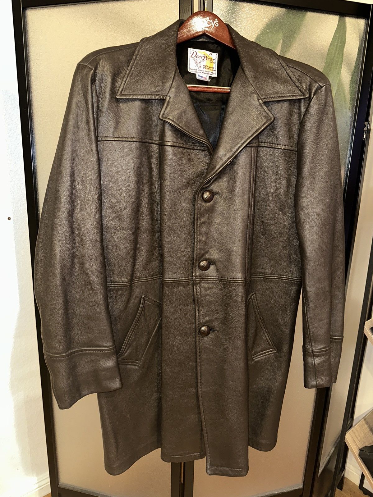 Other VTG Deer Wear Brand Mid Western Sport Togs Deerskin Leather Size US XL / EU 56 / 4 - 10 Thumbnail
