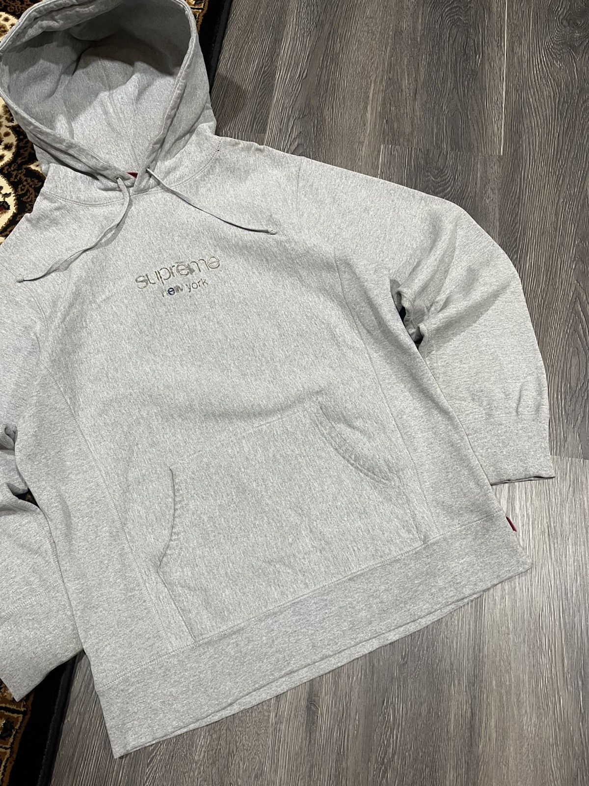 Supreme Supreme Classic Script Hooded Sweatshirt Size US L / EU 52-54 / 3 - 3 Thumbnail