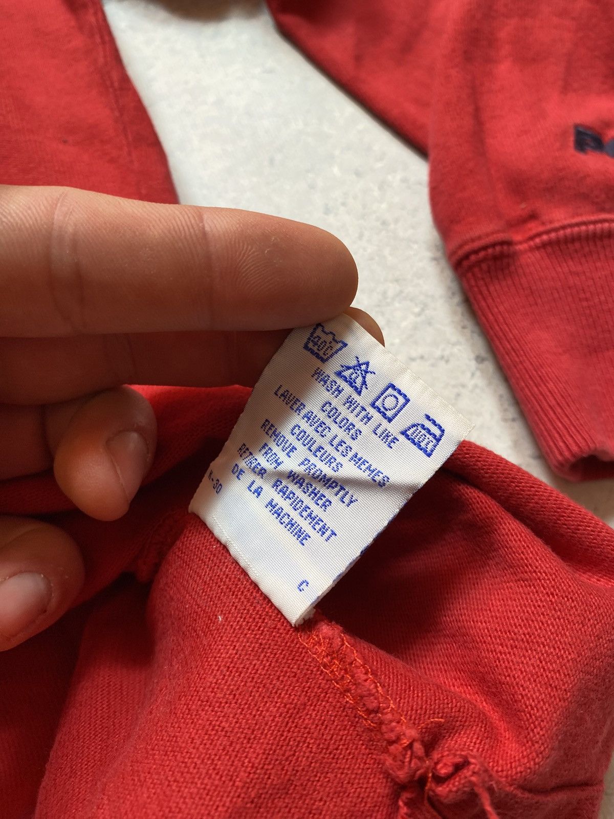 Polo Ralph Lauren Vintage Polo Ralph Lauren Mens Red Sweatshirt Size Medium Size US M / EU 48-50 / 2 - 12 Thumbnail
