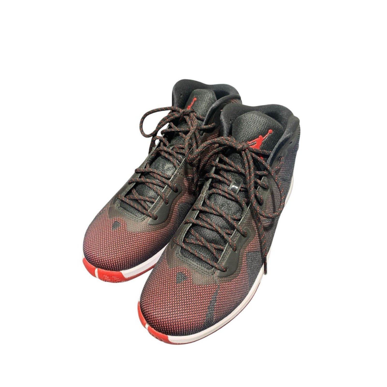 Nike NEWNike Mens Air Jordan Super Fly 4 Black Basketball Shoes 9 Size US 9 / EU 42 - 1 Thumbnail