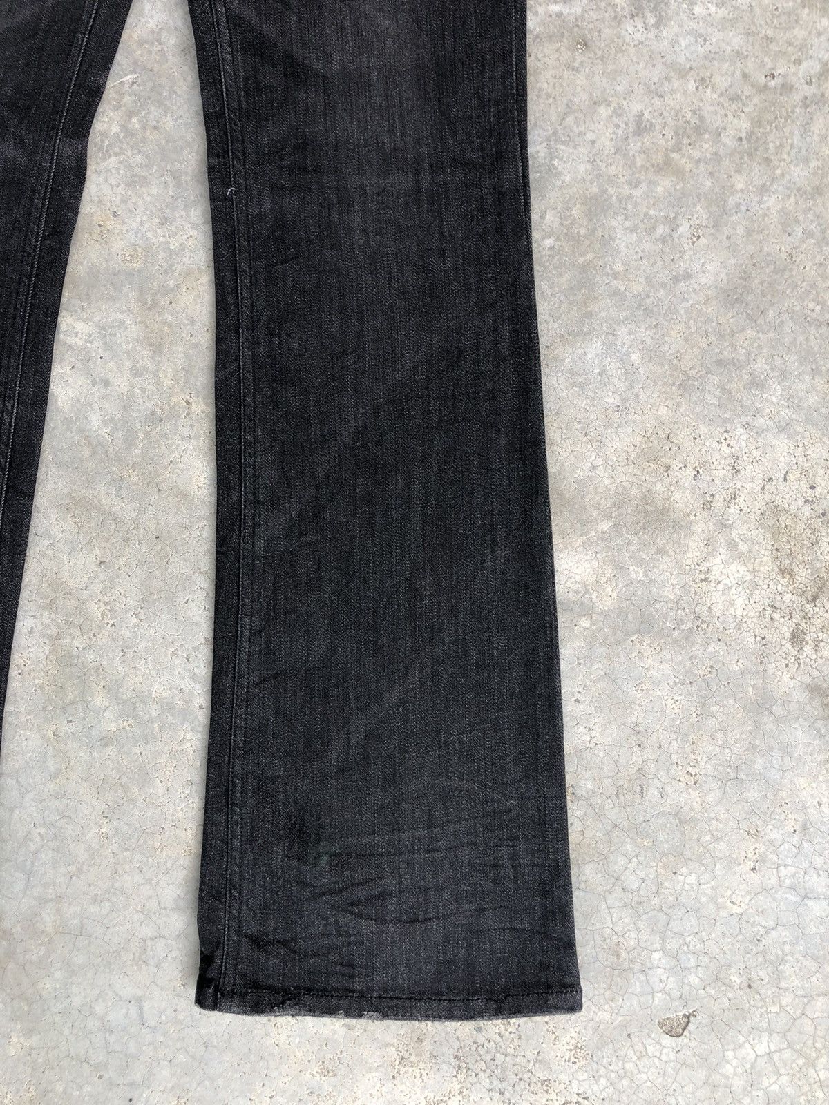 If Six Was Nine Japanese Zero Flared Jeans Distressed Jeans Size US 31 - 7 Thumbnail