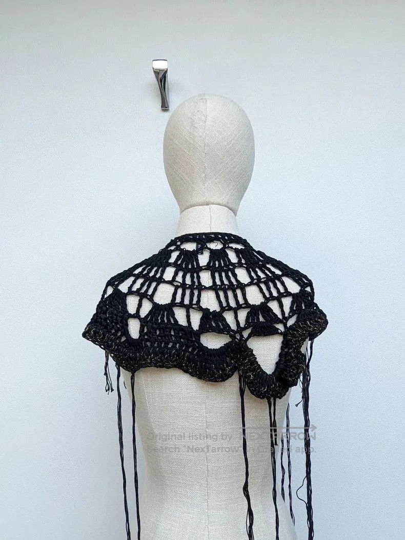 Ann Demeulemeester Ann Demeulemeester Fringe Cape Accessory. Size XXS / US 00 / IT 34 - 6 Thumbnail
