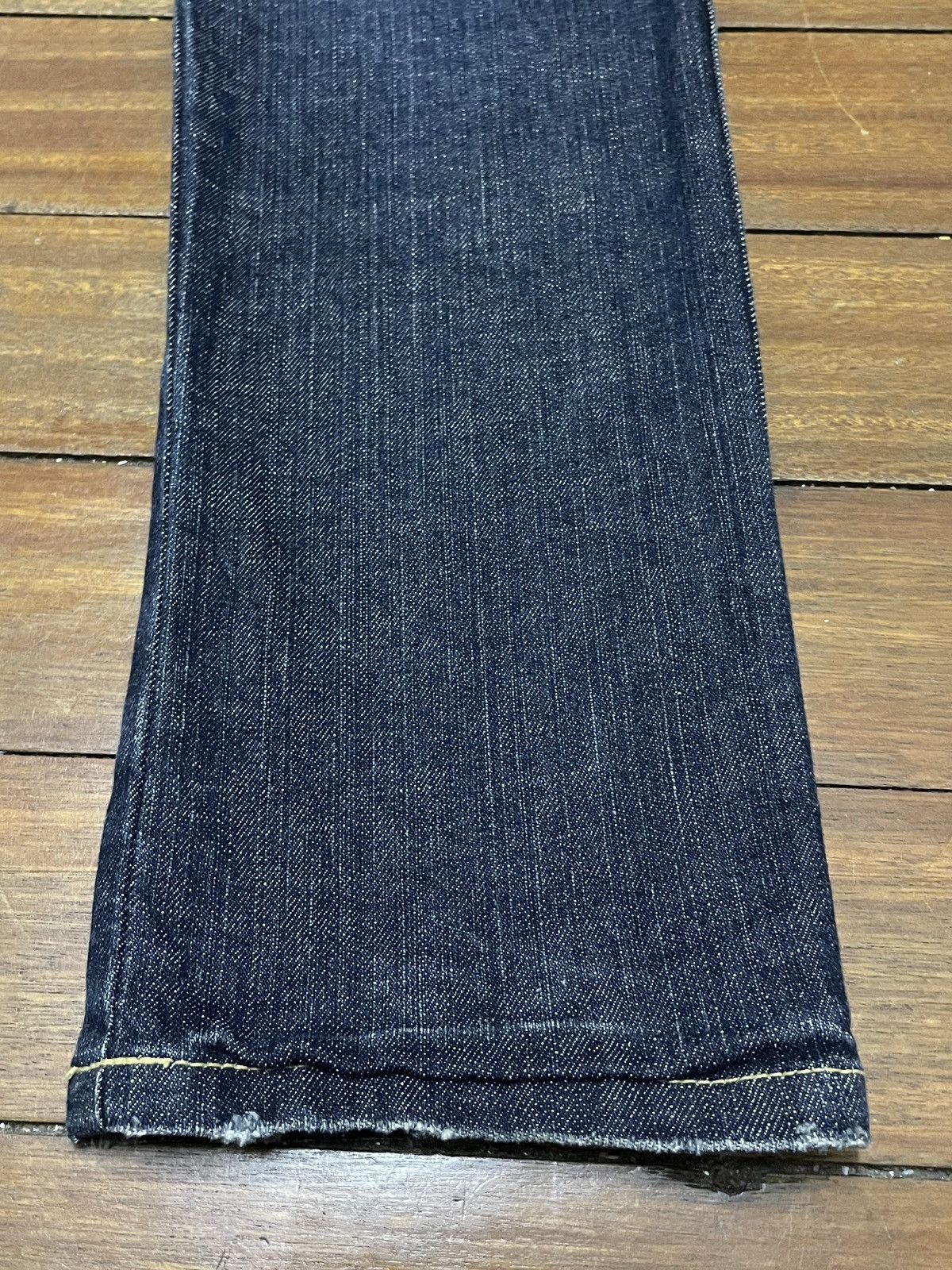 Le Grande Bleu (L.G.B.) Rare Design Vintage Japanese Brand Tip Top Jeans 1990s Size US 31 - 6 Thumbnail