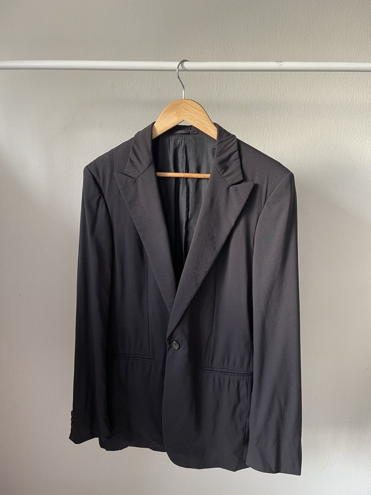 Jil Sander Jil Sander One Button Blazer Jacket Size US M / EU 48-50 / 2 - 2 Thumbnail