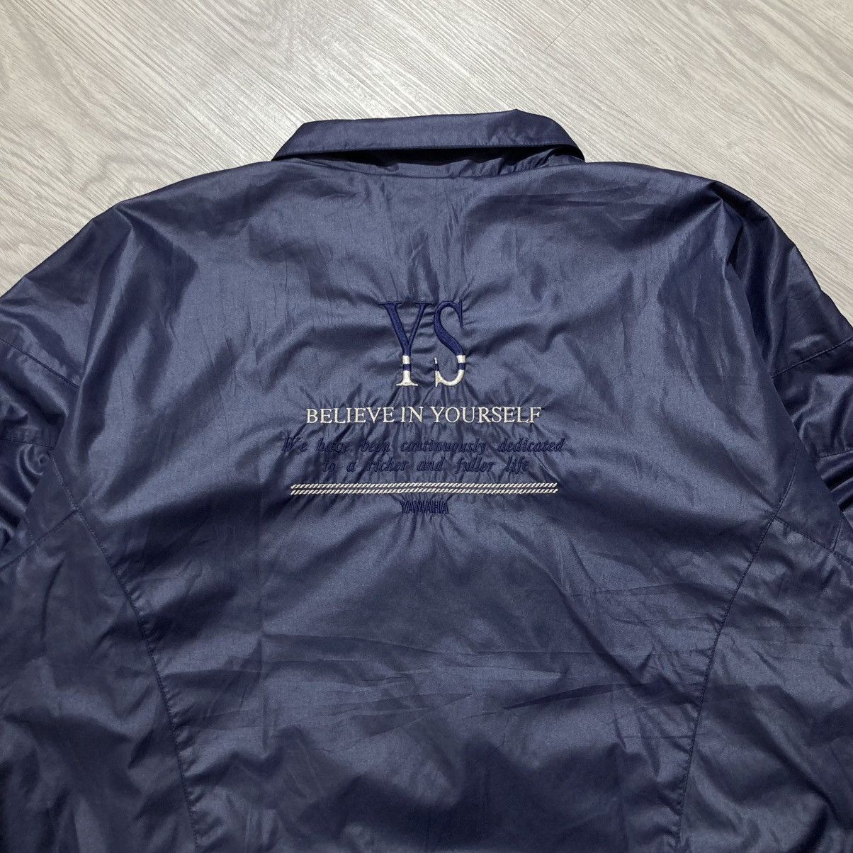 Japanese Brand Archive🇯🇵1990s Vintage Yamaha YS Yohji Yamamoto Jacket Navy Size US L / EU 52-54 / 3 - 3 Thumbnail