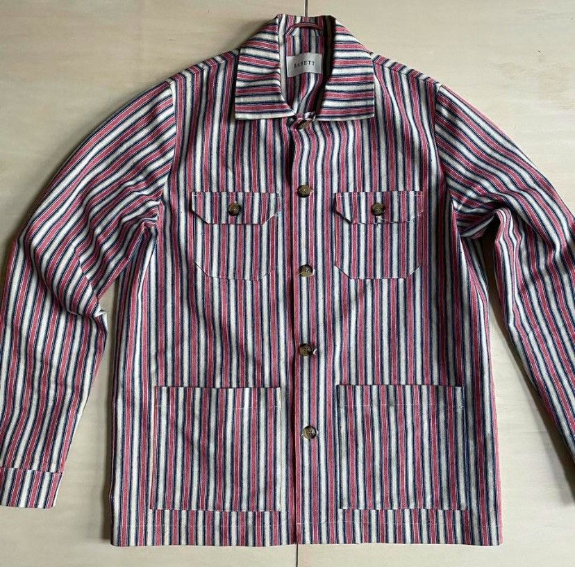 Bode Handmade Striped Babett Jacket Size L / US 10 / IT 46 - 1 Thumbnail