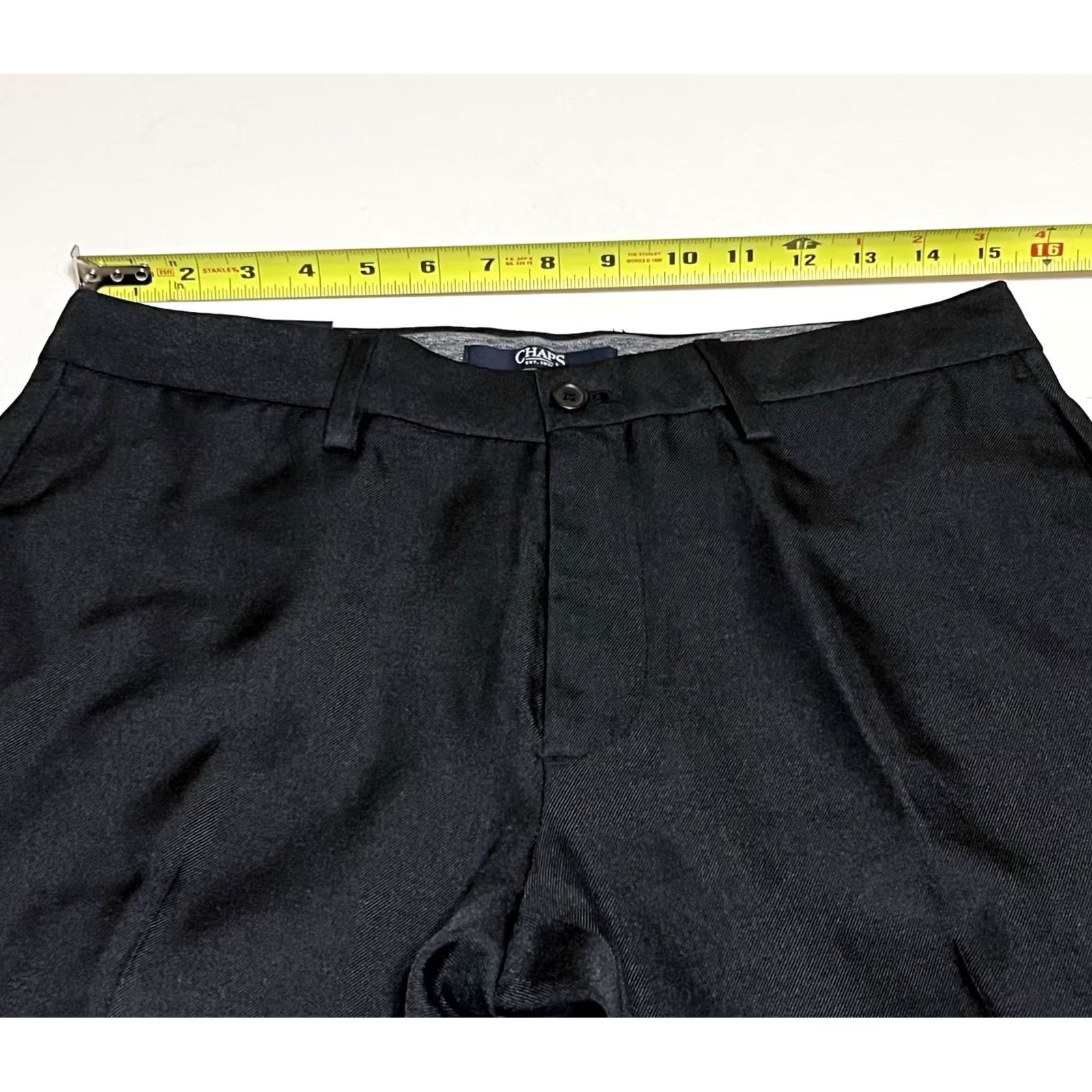 Chaps Chaps Performance Dress Pants Slim Fit Flat Front Black 30x30 Mens NWT Regular Inseam 30 Vintage No Size US 30 / EU 46 - 3 Thumbnail
