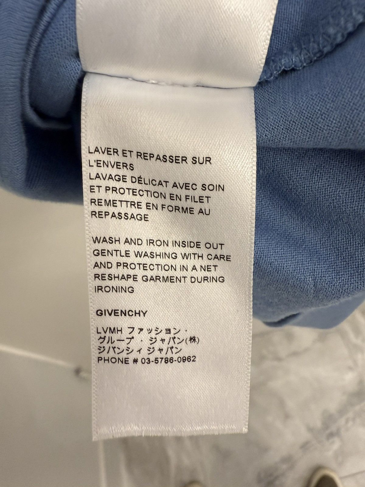 Givenchy Givenchy Blue T-Shirt Size US M / EU 48-50 / 2 - 10 Thumbnail
