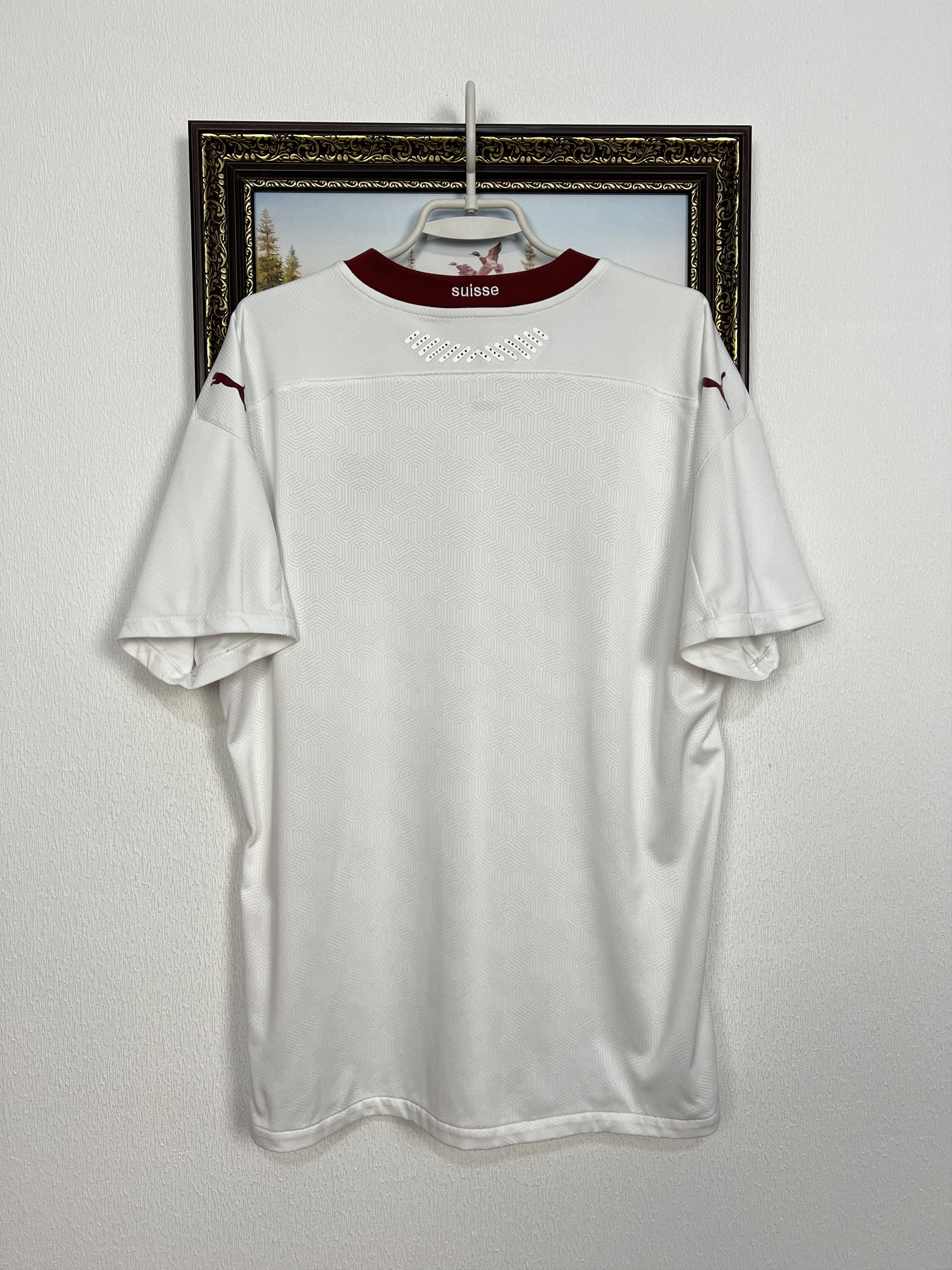 Puma Switzerland football shirt Soccer Player Issue Jersey Trikot Size US XL / EU 56 / 4 - 8 Thumbnail