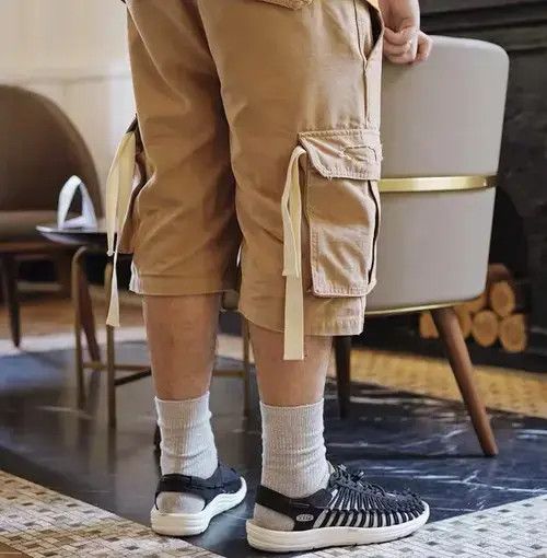 Japanese Brand 20SS Indigo Union Japan Khaki Military Shorts Size US 31 - 2 Thumbnail