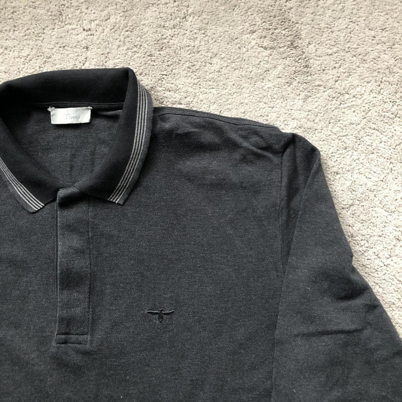 Dior Dior Homme Bee Longsleeve Polo Size US XL / EU 56 / 4 - 2 Thumbnail
