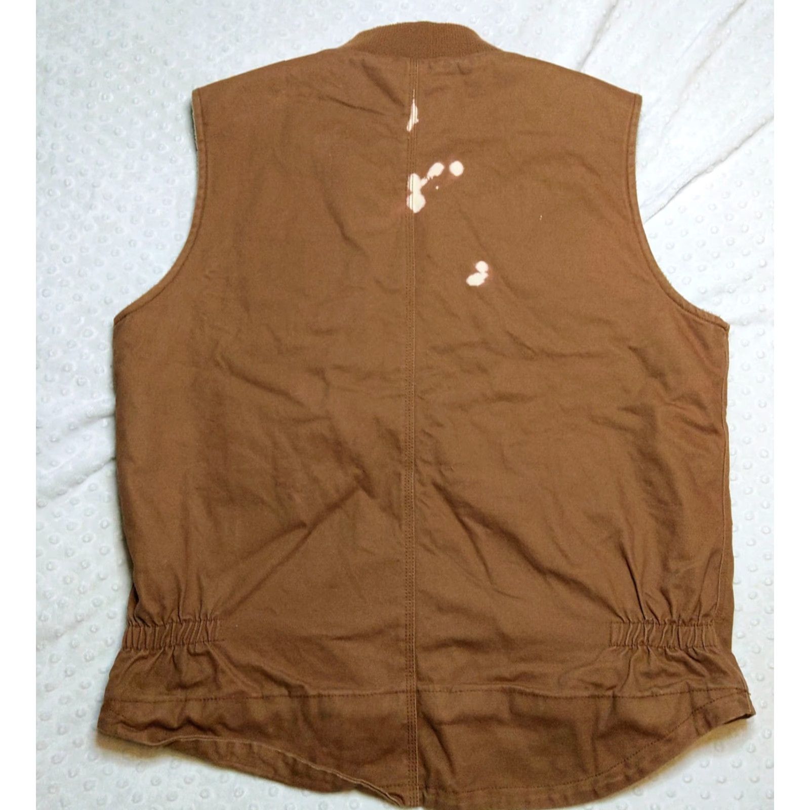 Vintage Sherpa Polar King Brown Tan Canvas Sherpa Vest XL Tall? Size US L / EU 52-54 / 3 - 7 Thumbnail