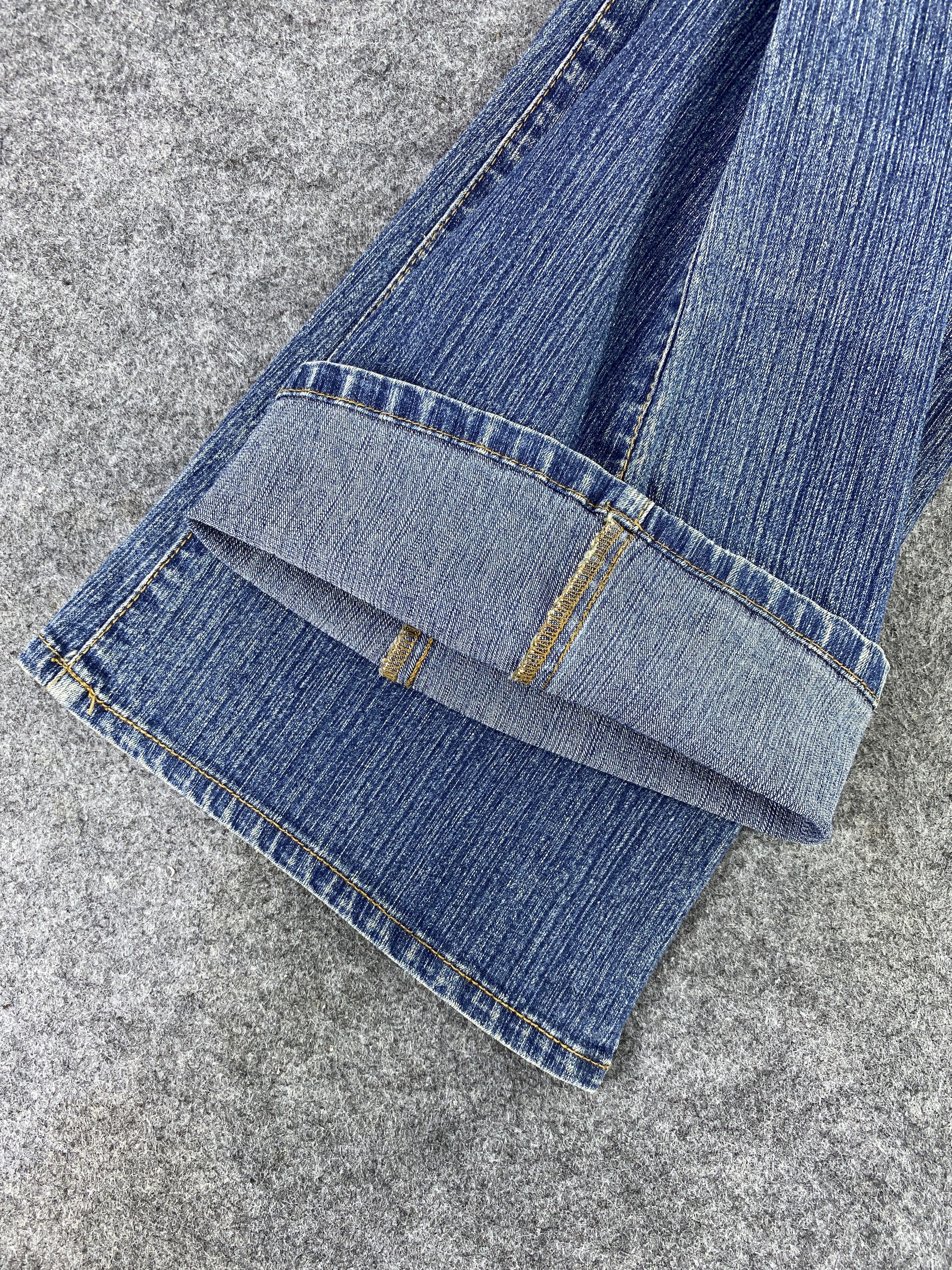 Wrangler Vintage Wrangler Blue Wash Bootcut Jeans - J1070 Size 25" / US 0 / IT 36 - 12 Thumbnail