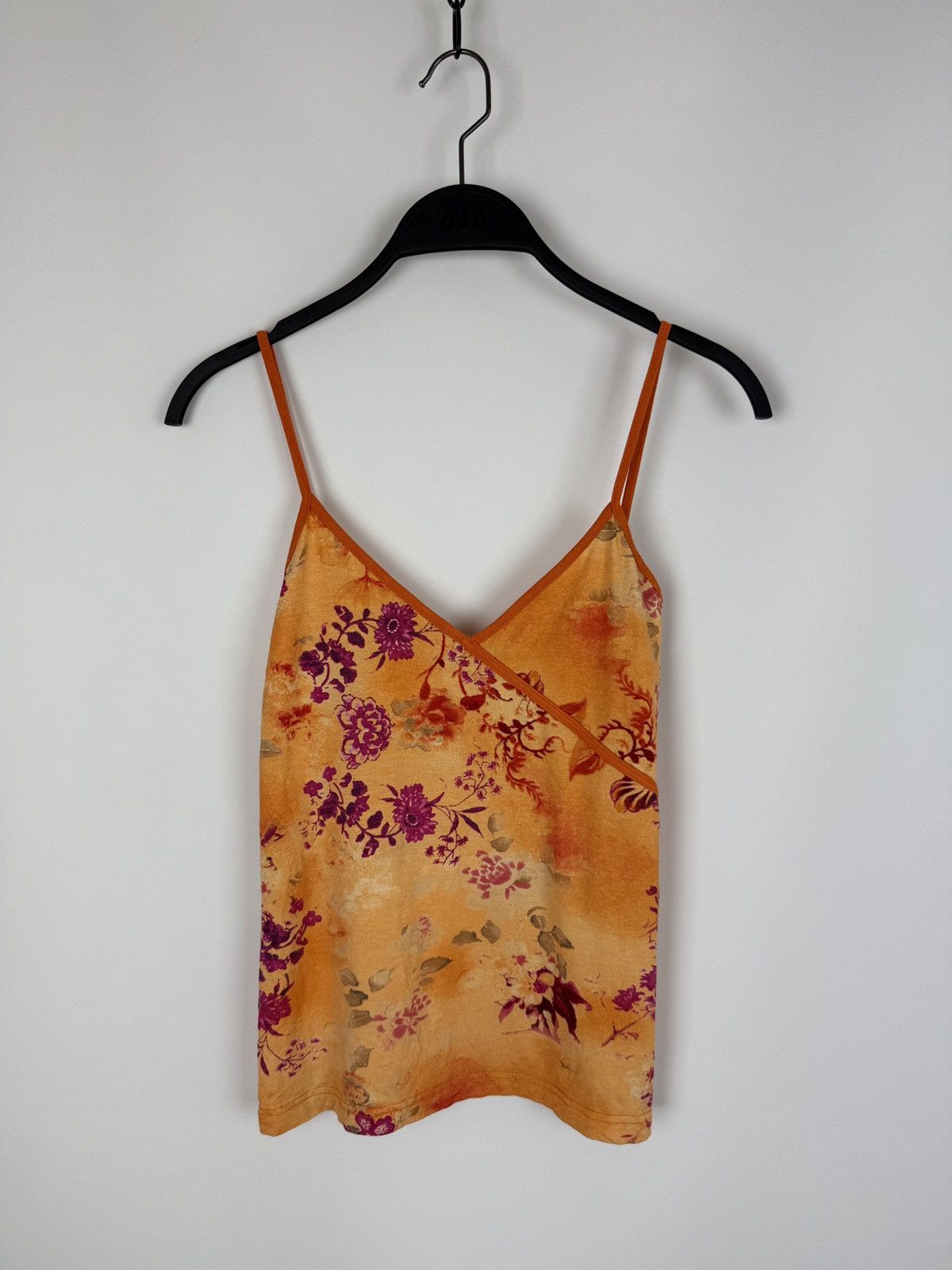 Vintage Y2K Vintage Dolce Vita Viscose Floral Cami Spaghetti Top M Size M / US 6-8 / IT 42-44 - 3 Thumbnail