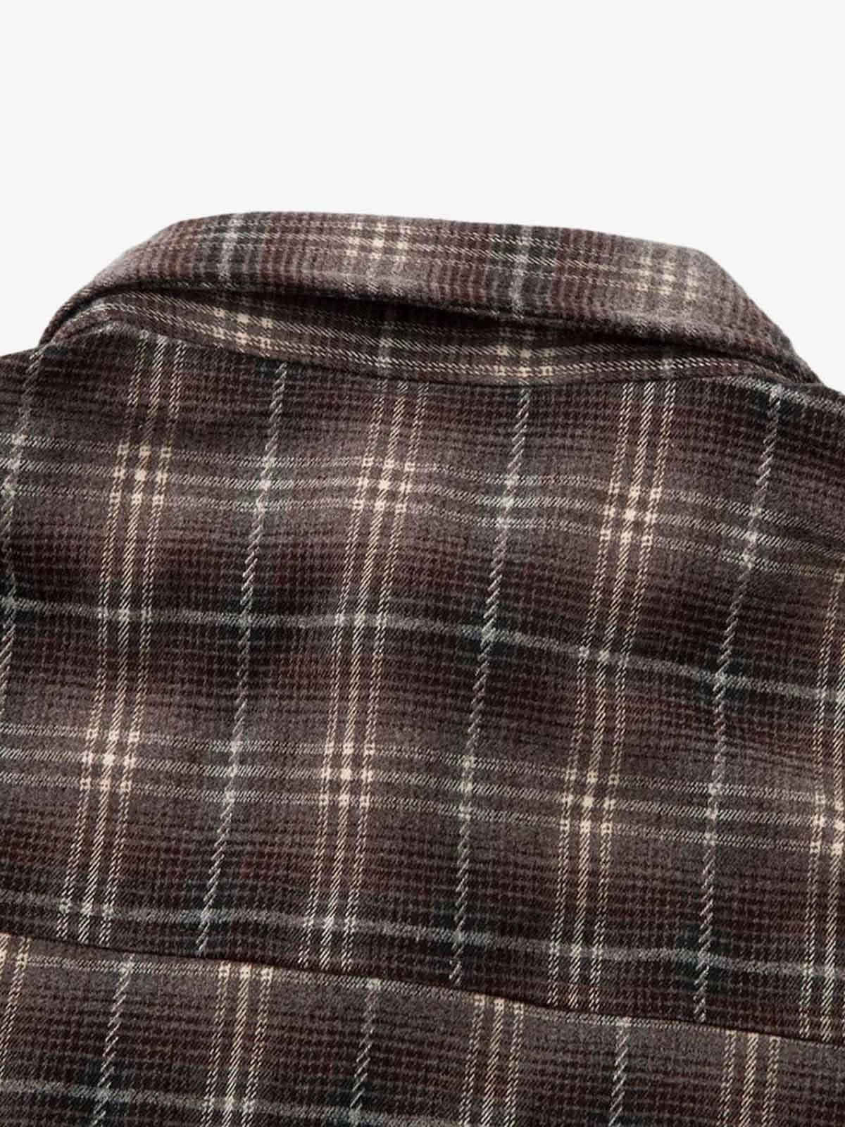 Flannel Street Faux Two-piece Damaged Plaid Long-sleeved Shirt Size US M / EU 48-50 / 2 - 4 Thumbnail
