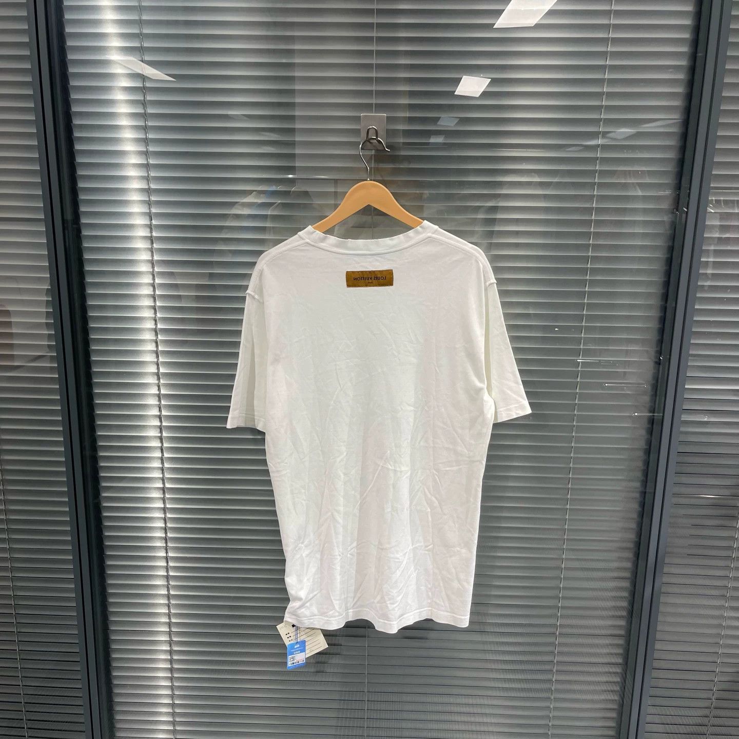 Louis Vuitton LV Digital Link Short Tee XL 95% New No Tag Neck Minor Flaw Size US XL / EU 56 / 4 - 2 Thumbnail