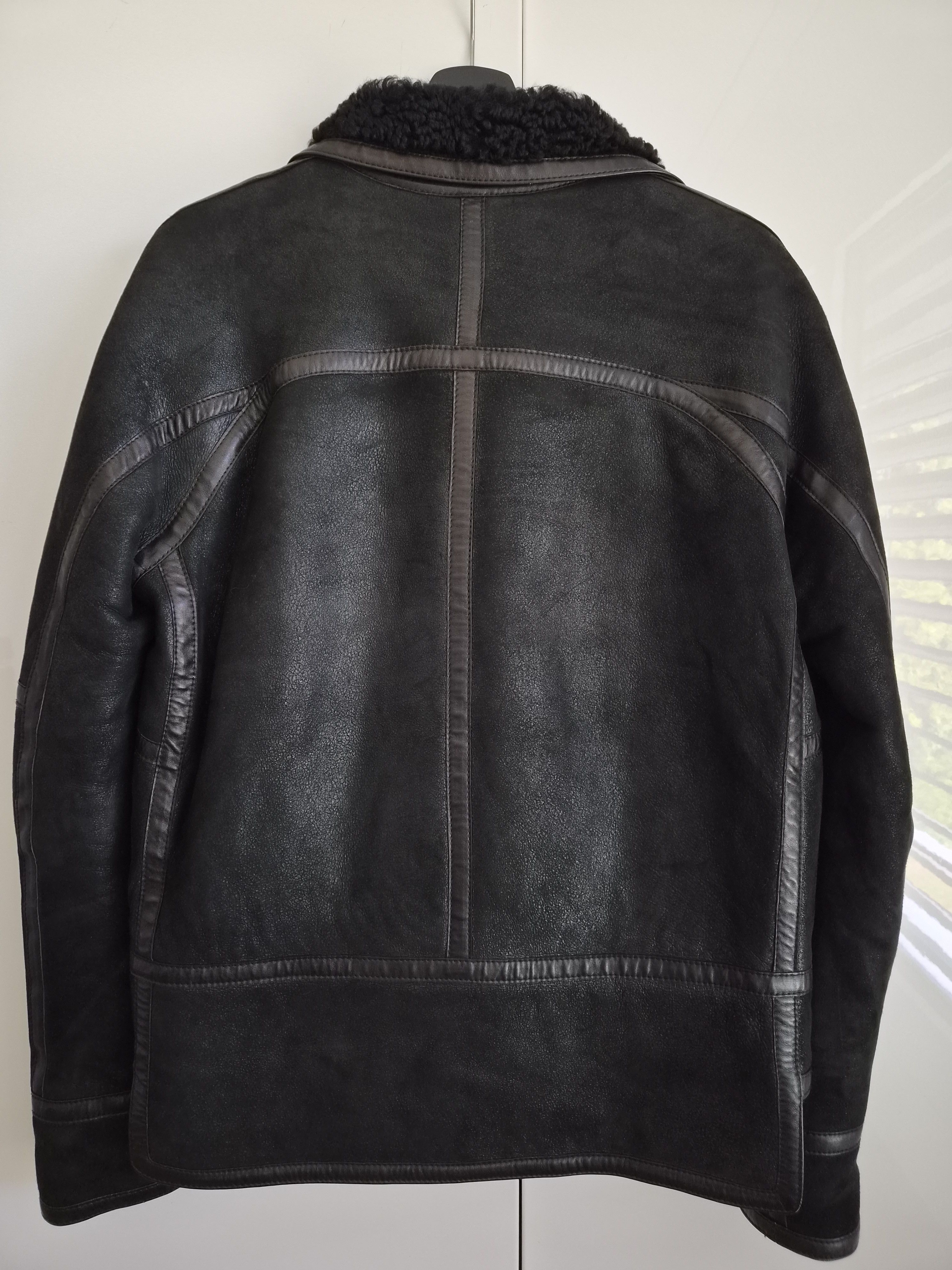Balenciaga AW08 Balenciaga Ghesquière Lambskin Shearling Leather Jacket Size US M / EU 48-50 / 2 - 2 Thumbnail