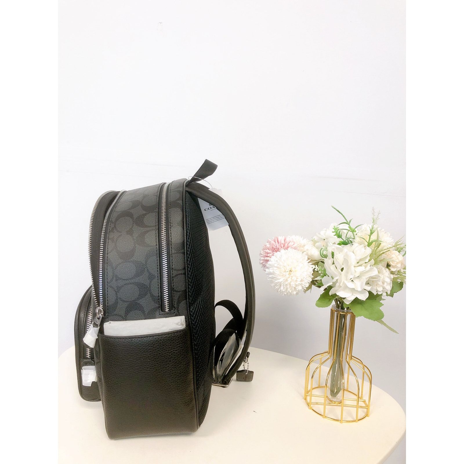Coach Coach 5671 Court Backpack In Signature Canvas Size ONE SIZE - 4 Thumbnail