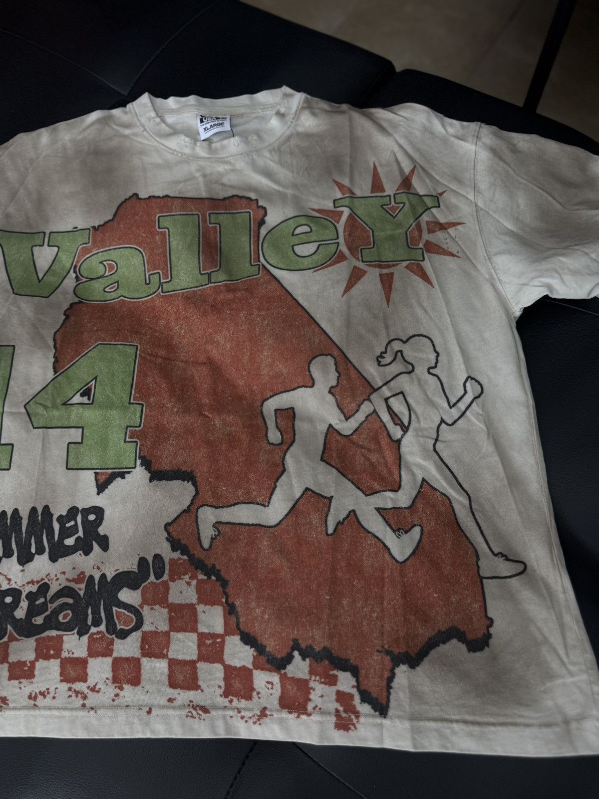 Vale Valley White “Summer Dreams” Tee Size XL (NEW) Size US XL / EU 56 / 4 - 5 Thumbnail