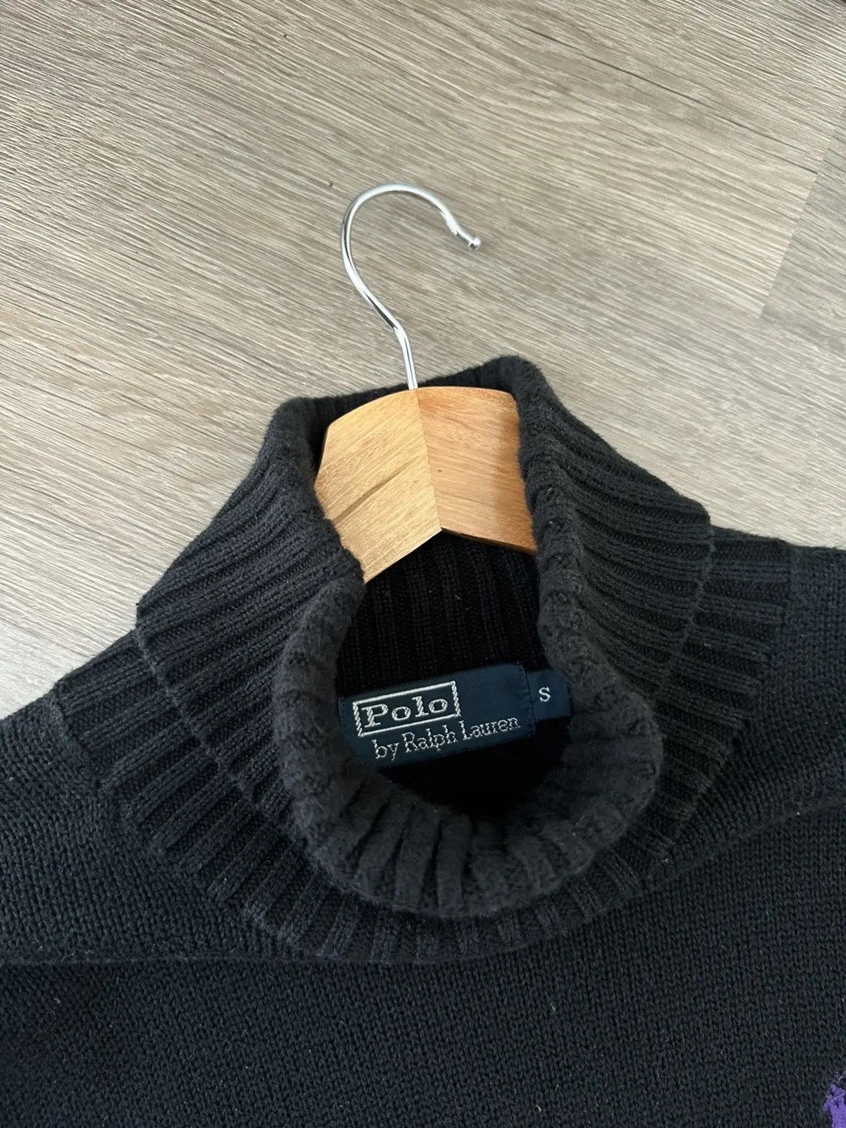 Polo Ralph Lauren Vintage Polo Ralph Lauren Black Sweater Size US S / EU 44-46 / 1 - 6 Thumbnail