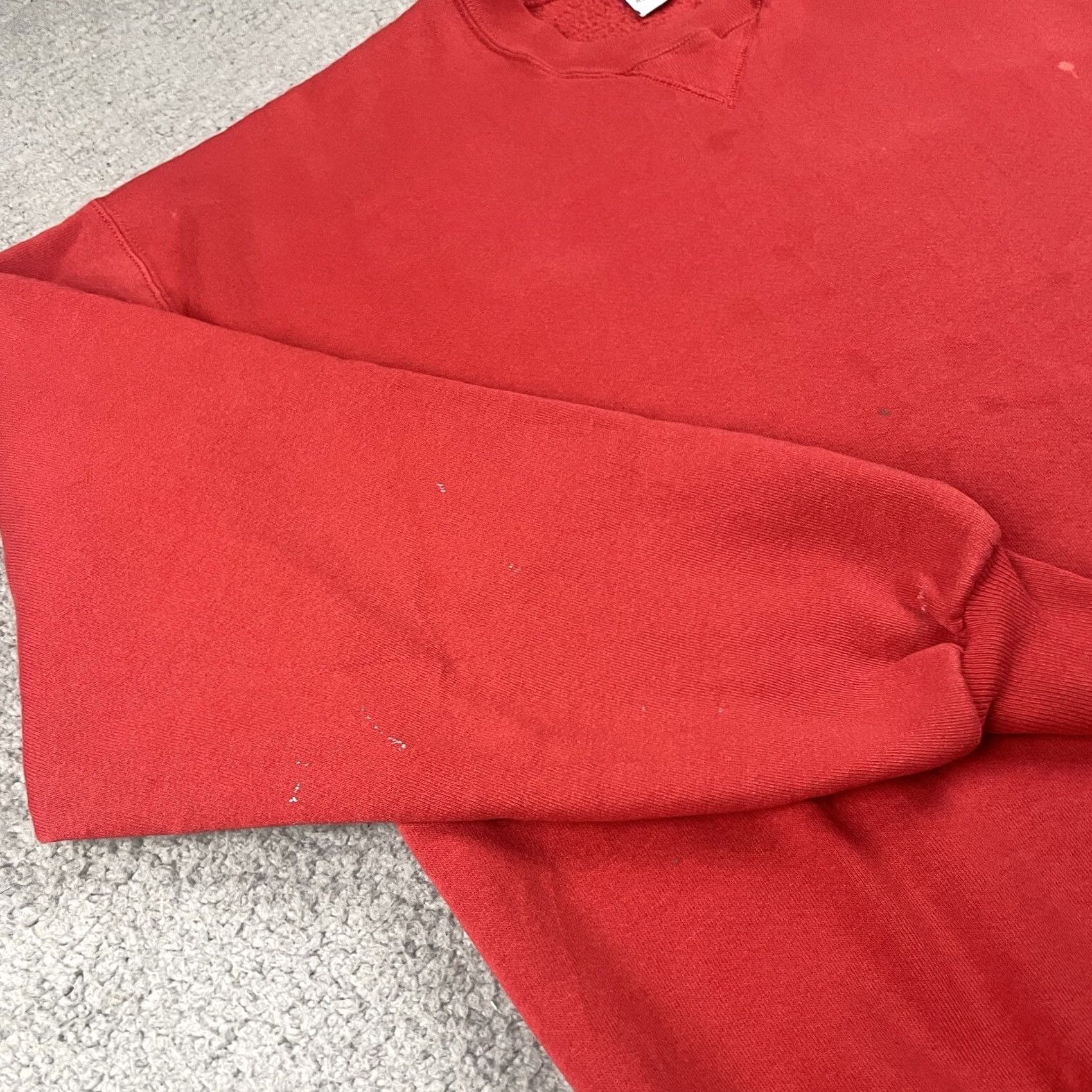 Russell Athletic VINTAGE Russell Athletic Sweatshirt Adult XL Red Crew Neck Pullover Mens Distressed Grunge USA Classic Size US XL / EU 56 / 4 - 7 Thumbnail