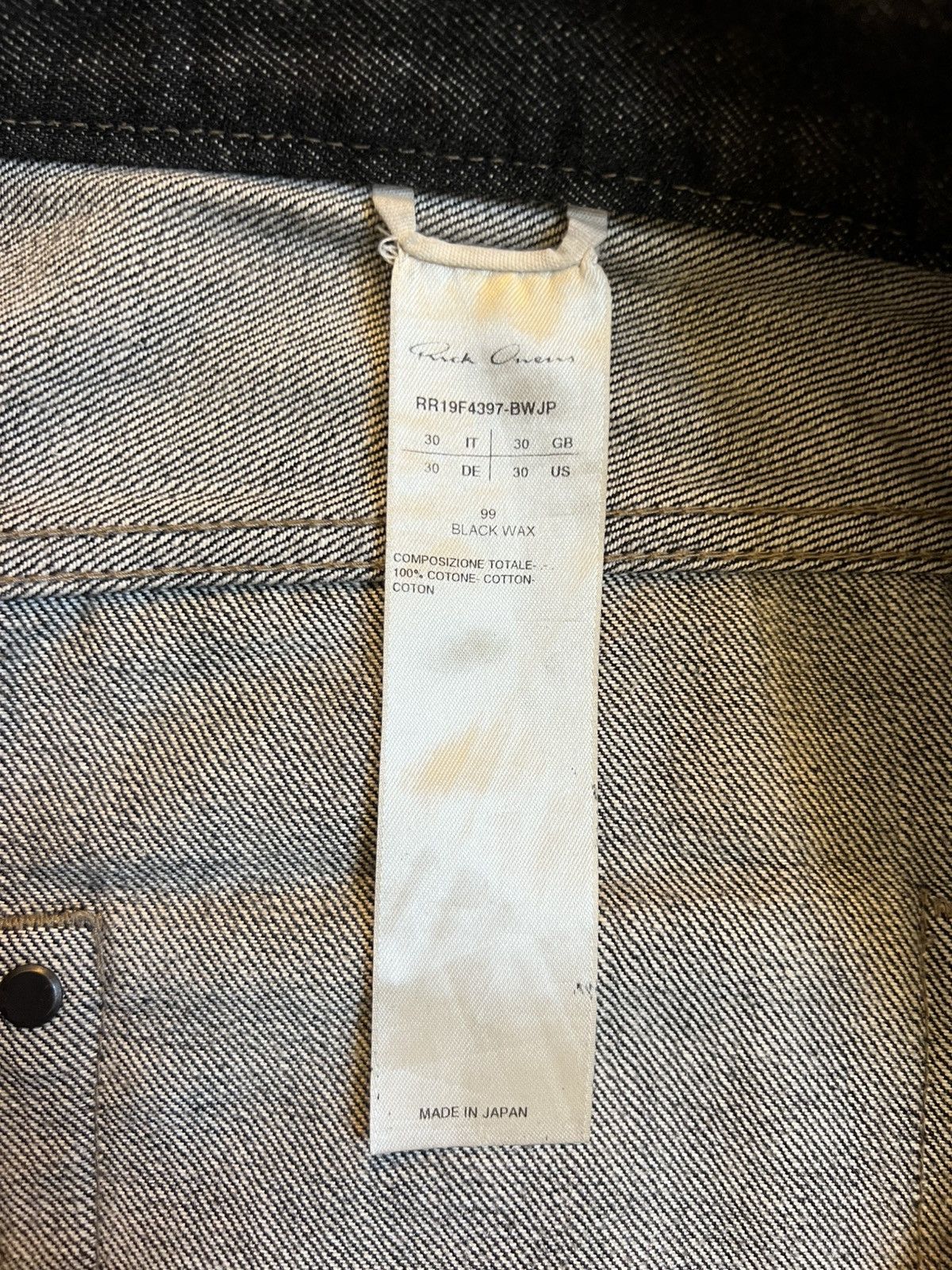 Rick Owens Rick Owens FW19 MIJ Collapse Cut Size US 30 / EU 46 - 10 Thumbnail