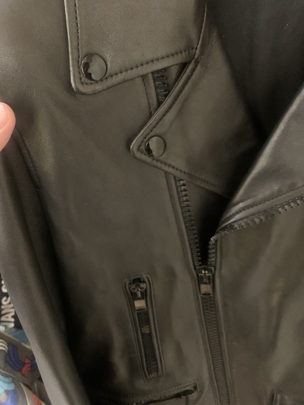 Saint Laurent Paris Saint Laurent 2015FW Black hardware Lambskin L01 Size US M / EU 48-50 / 2 - 2 Thumbnail