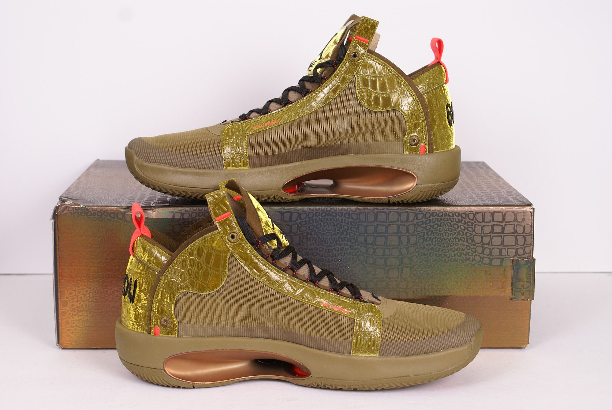 Jordan Brand 2020 Zion Williamson x Air Jordan 34 BAYOU BOYS DA1897 300 Size US 12 / EU 45 - 2 Thumbnail