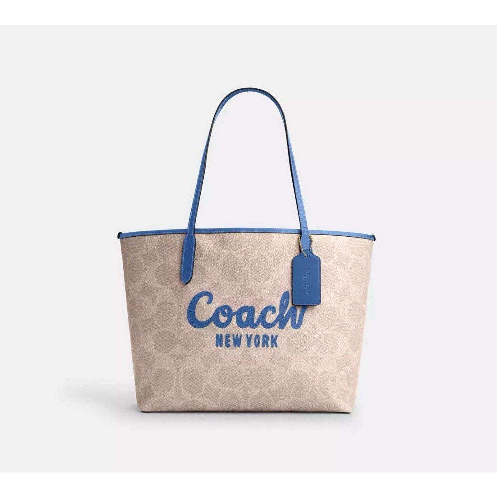 Coach NWT COACH City Tote Bag CY705 Pacific Bright Mineral Size ONE SIZE - 7 Thumbnail