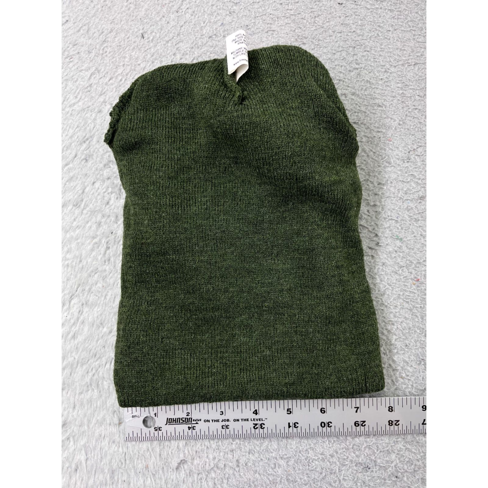 Vintage Wild Wear Beanie Adult One Size Green Knit 100% Acrylic Outdoors Camp Hike Size ONE SIZE - 4 Thumbnail