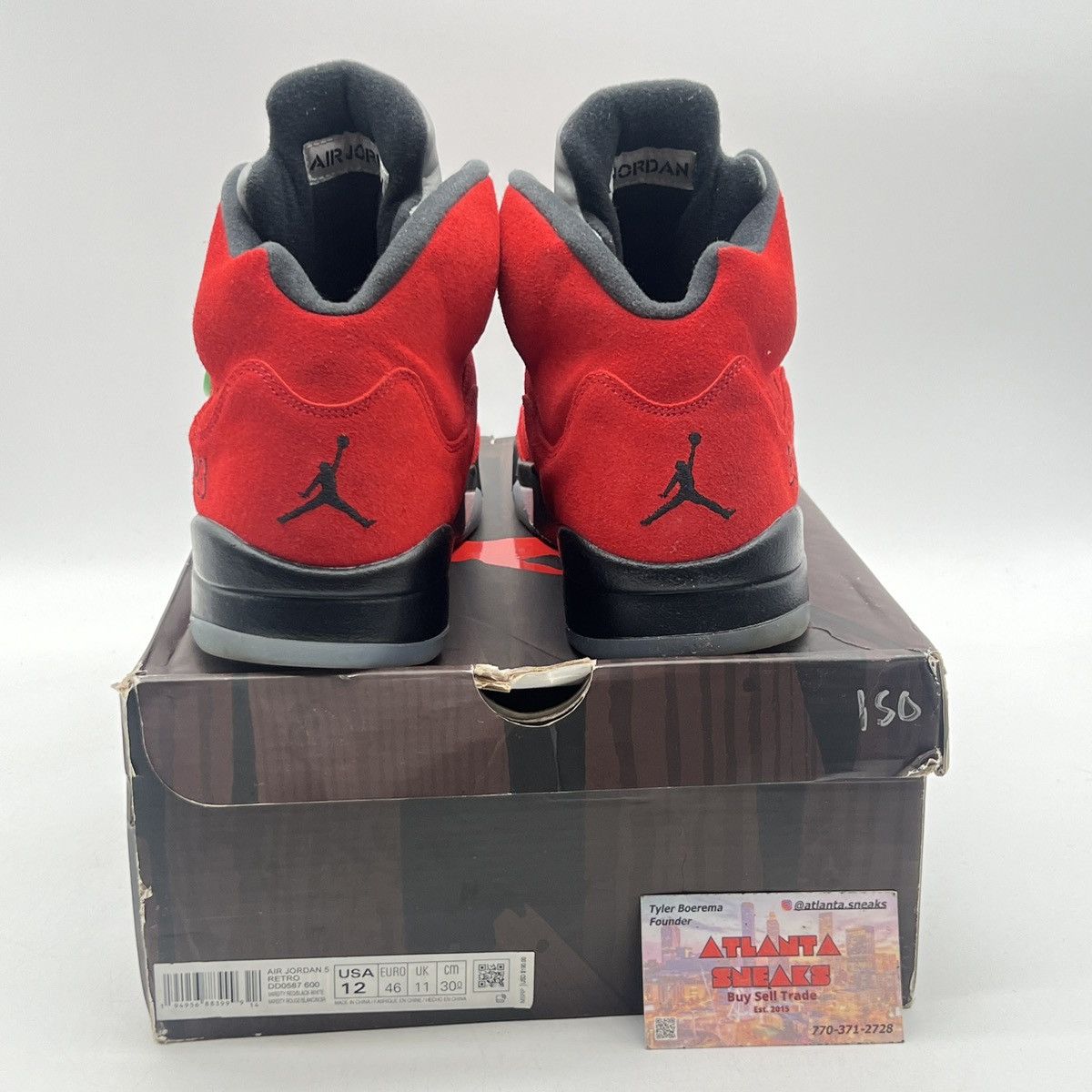 Jordan Brand Air Jordan 5 raging Bull Size US 12 / EU 45 - 3 Thumbnail