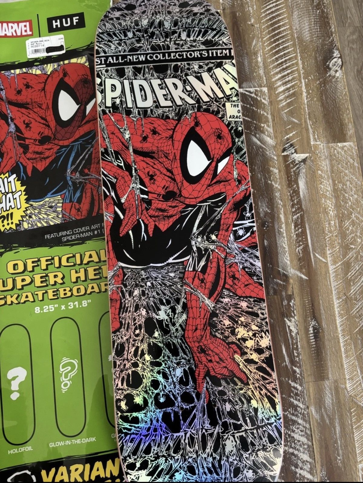Huf Huf x Spiderman Skateboard Size ONE SIZE - 3 Thumbnail