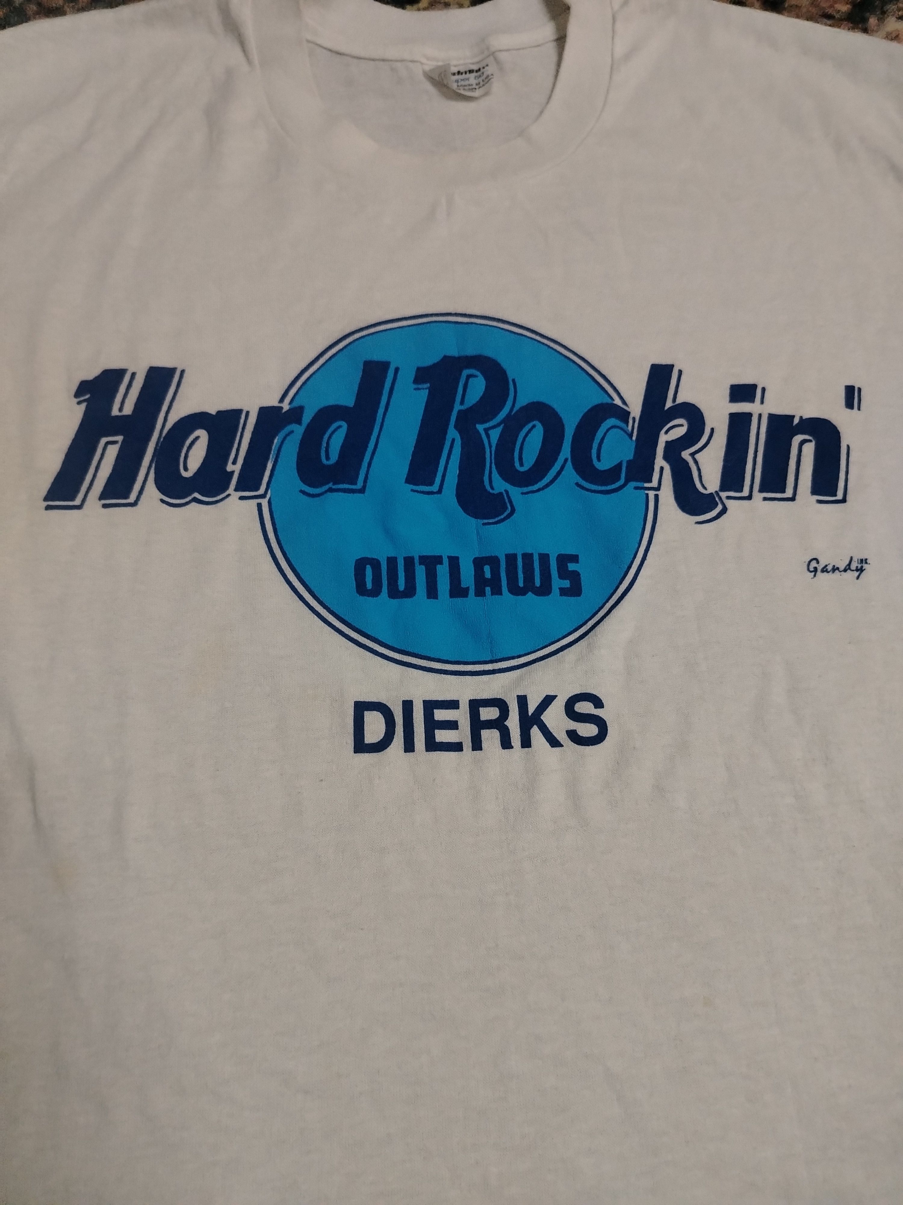 Vintage Vintage Hard Rockin Outlaws Dierks Size US L / EU 52-54 / 3 - 8 Thumbnail