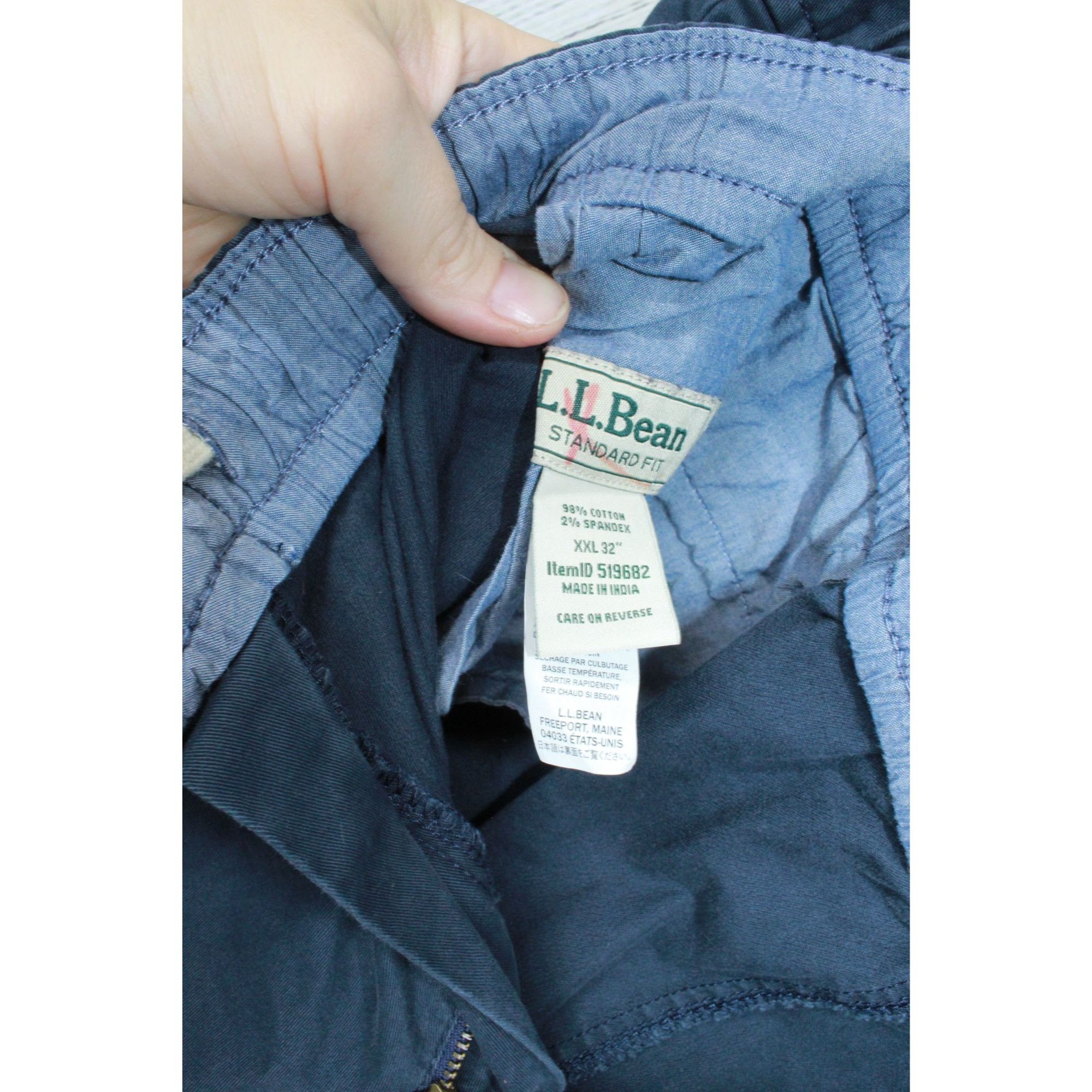 L.L. Bean LL Bean Blue Lakewashed Stretch Comfort Pants Size US 32 / EU 48 - 7 Thumbnail