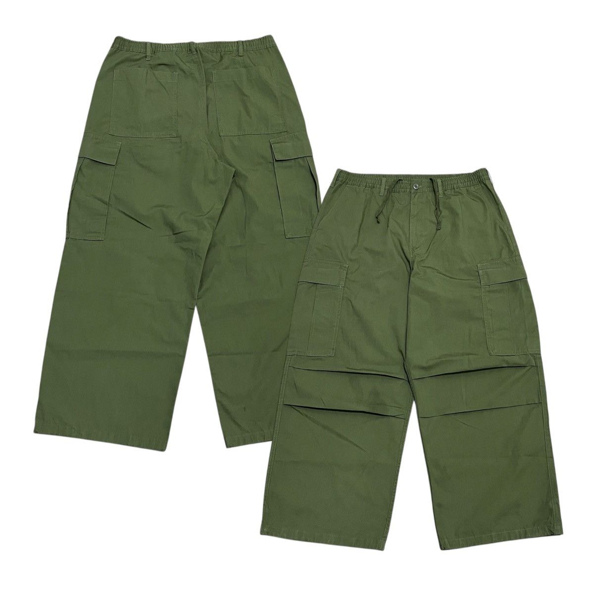 Yohji Yamamoto GU Wide Cargo Military Pant Amekaji Style Size US 34 / EU 50 - 1 Thumbnail
