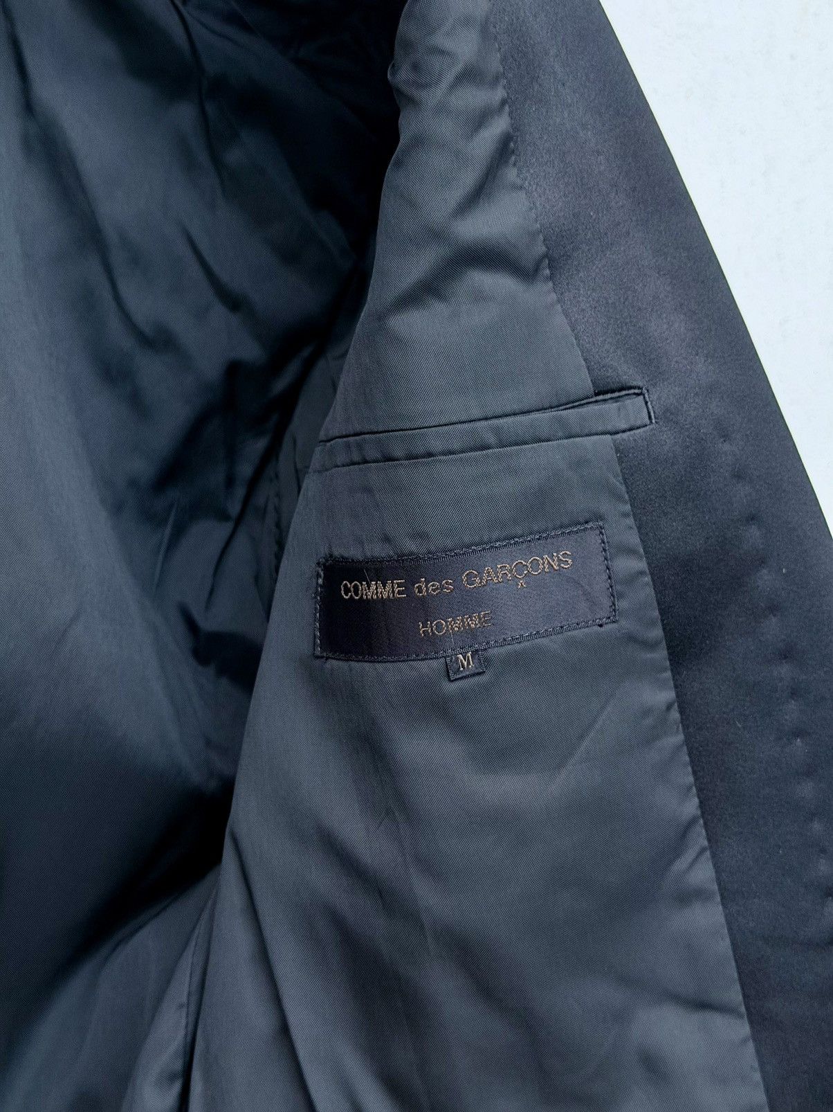 Comme des Garcons Homme Comme des Garçons HOMME black tuxedo for formal evening wear Size 42R - 6 Thumbnail