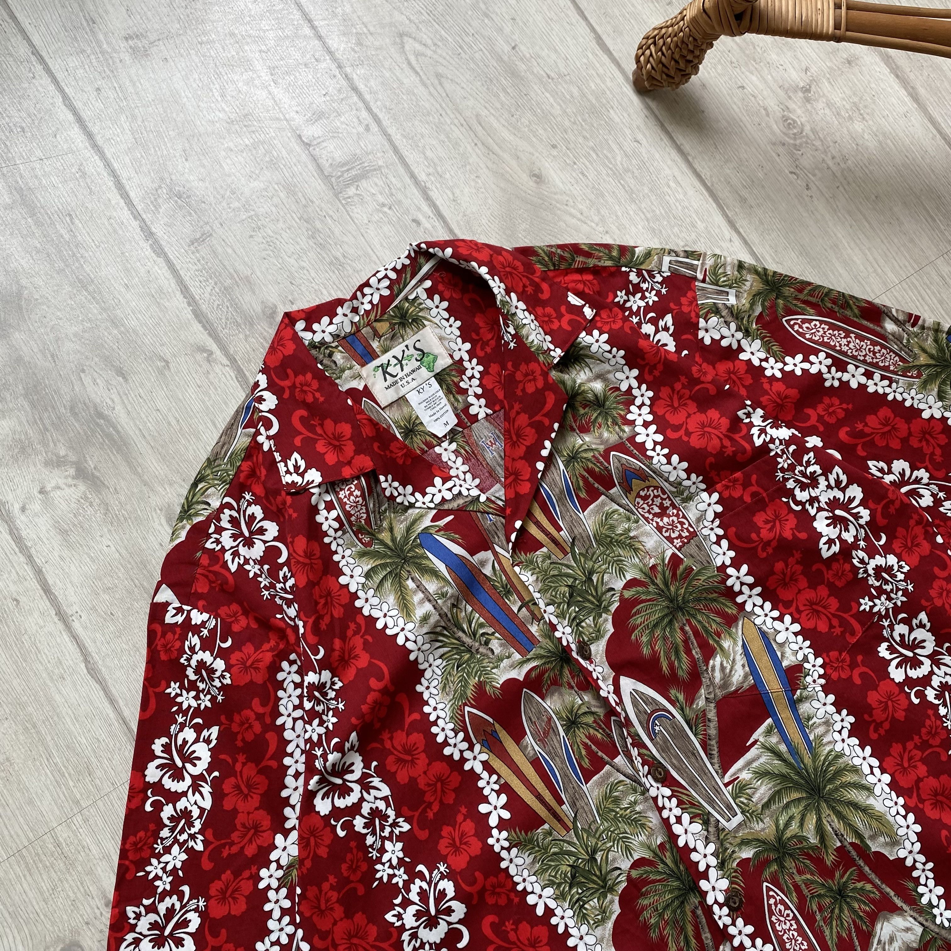 Vintage 🏄🏼‍♀️Vintage 90s Hawaiian Shirt Y2K Board logo Alohawear Size US L / EU 52-54 / 3 - 2 Thumbnail