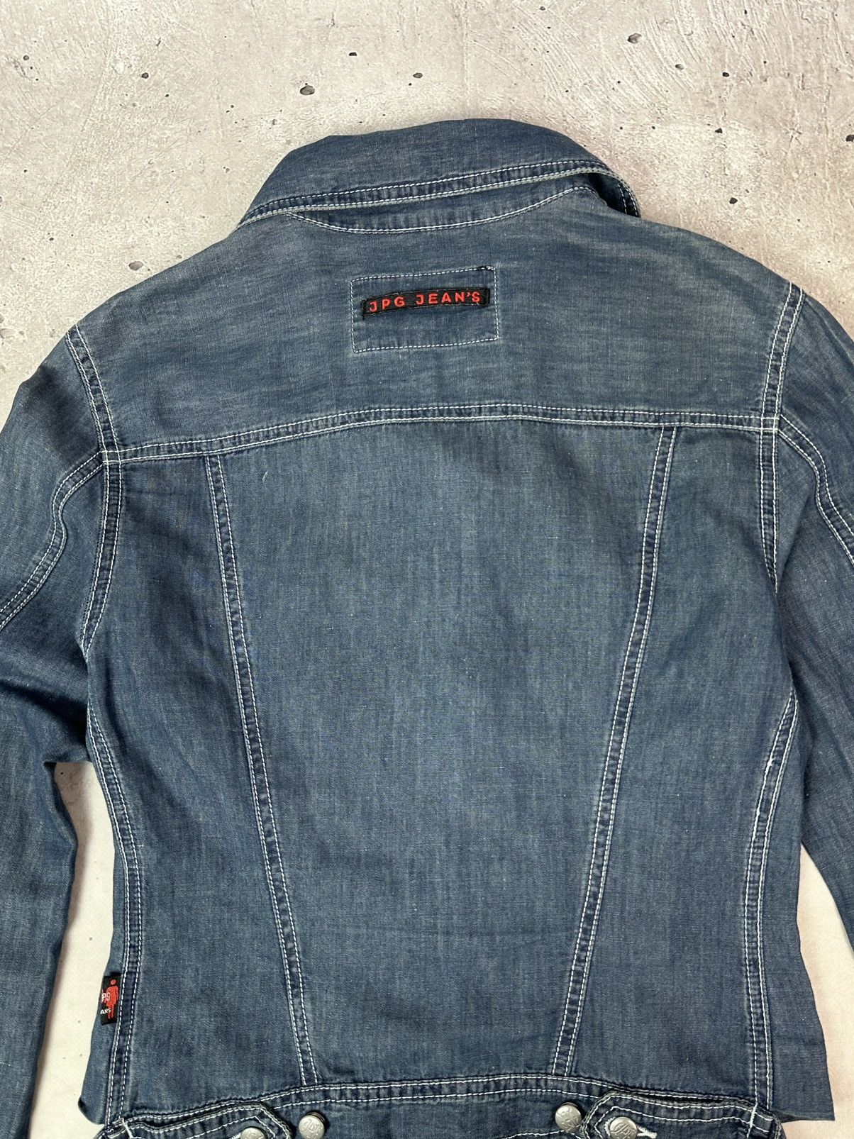 Jean Paul Gaultier Vintage JPG Jean Paul Gaultier Blue Denim Light Jacket Size M / US 6-8 / IT 42-44 - 16 Thumbnail