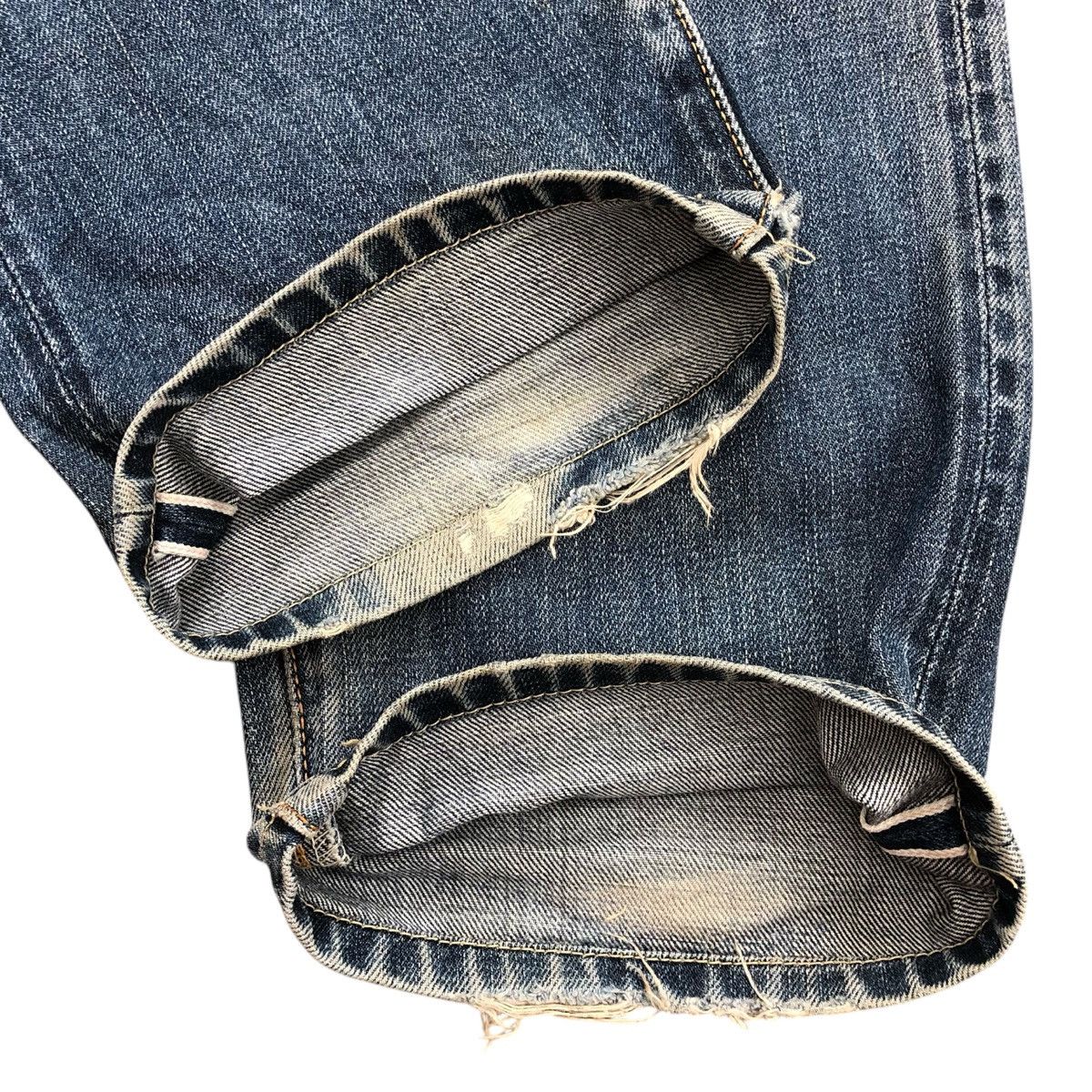 Levi's Vintage Clothing Vintage 70s Levis LVC Big E Distressed Selvedge Denim Size US 29 - 14 Thumbnail